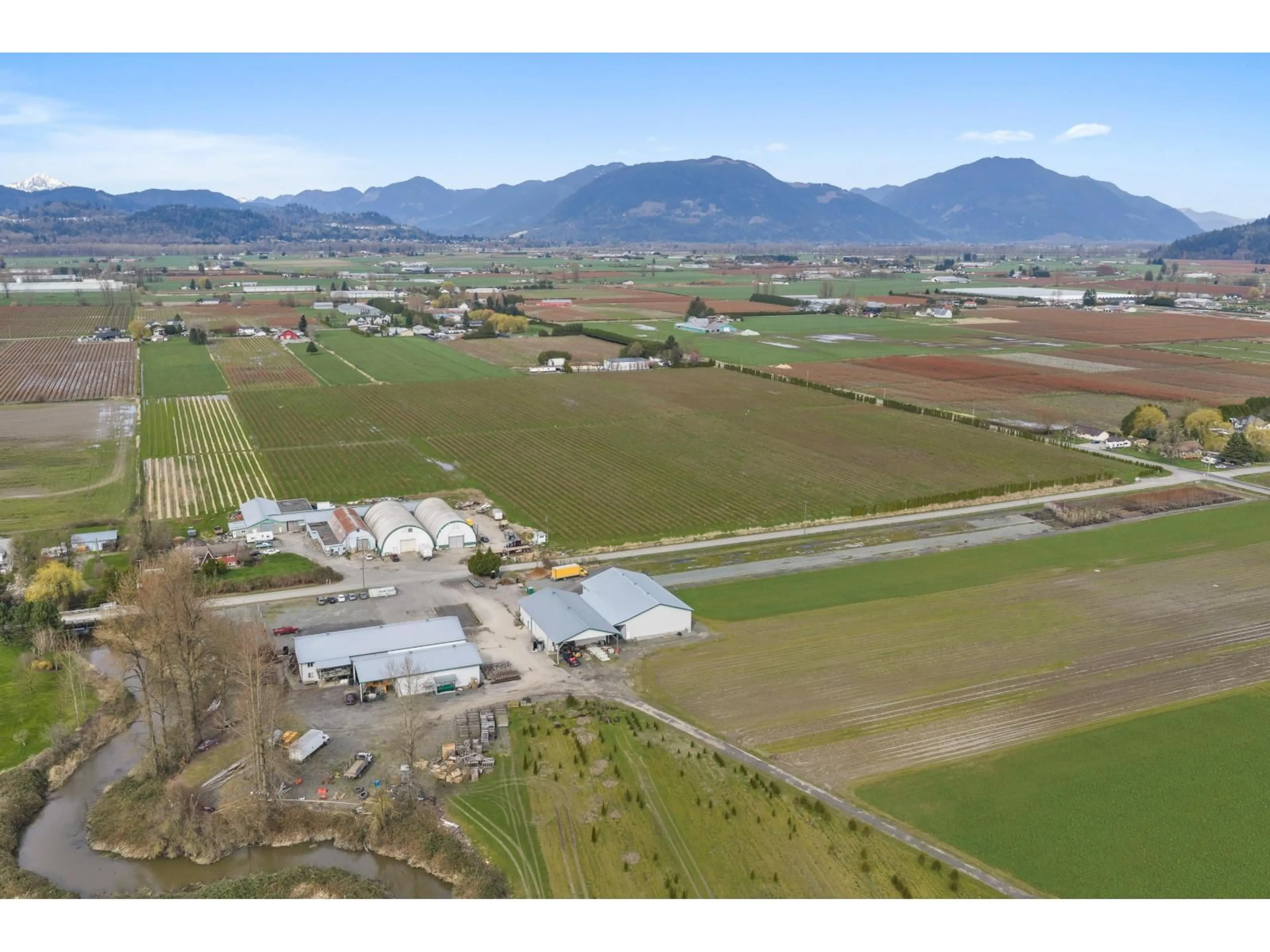 A pic from outside/outdoor area/front of a property/back of a property/a pic from drone, mountain view for 34211 HALLERT ROAD, Abbotsford British Columbia V3G1P9