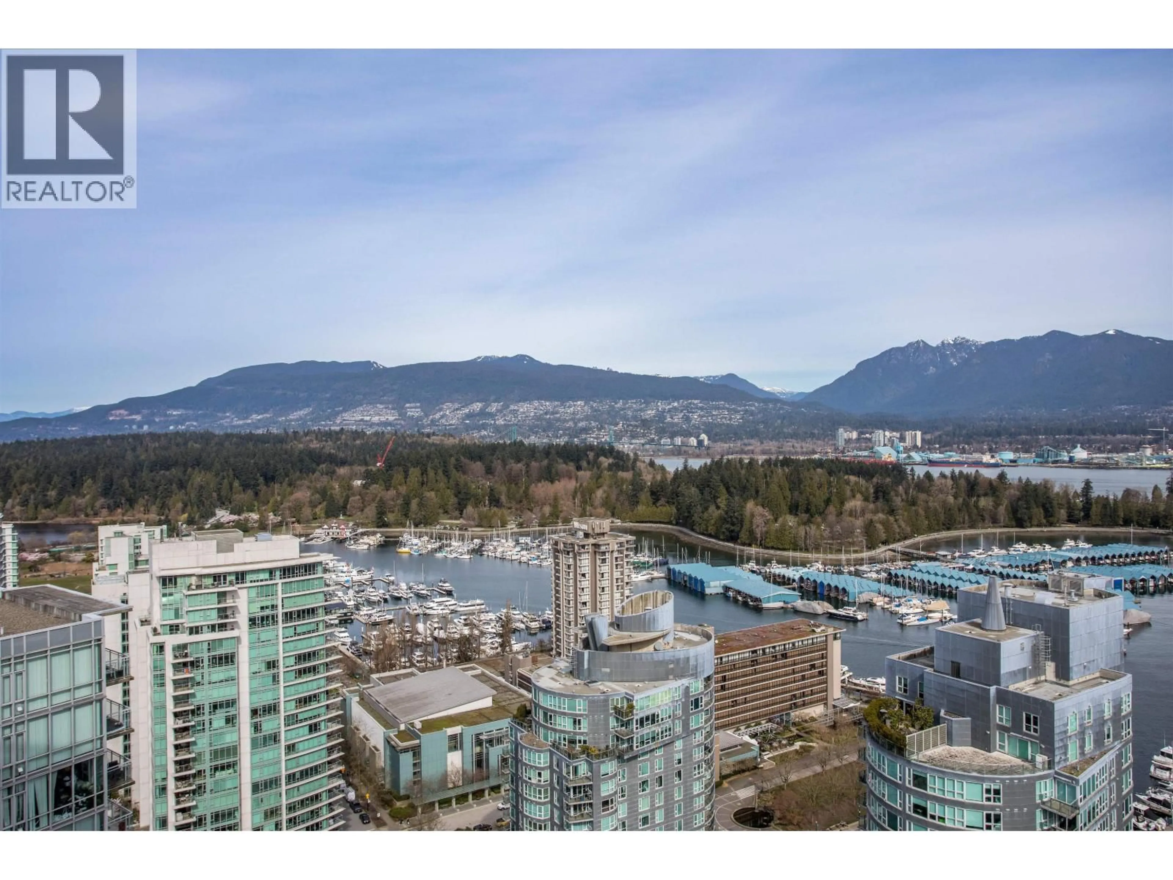 A pic from outside/outdoor area/front of a property/back of a property/a pic from drone, city buildings view from balcony for 3101 - 1499 PENDER STREET, Vancouver British Columbia V6G0A7