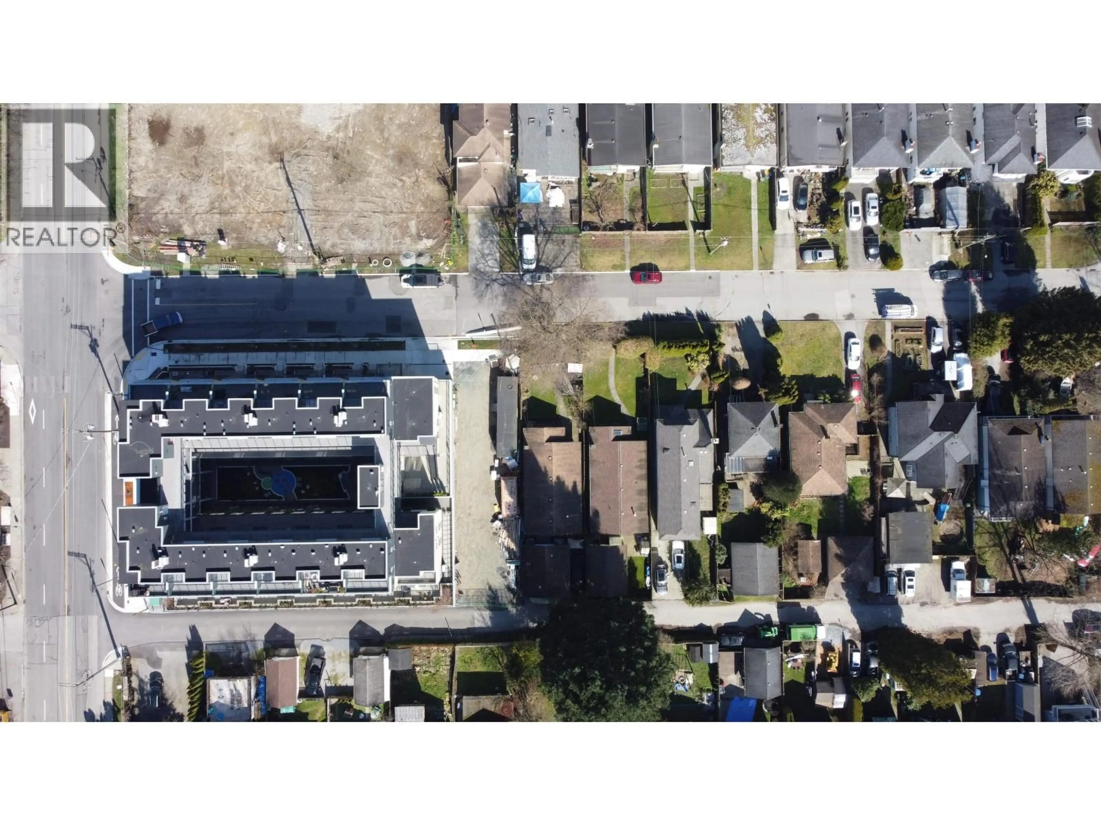 A pic from outside/outdoor area/front of a property/back of a property/a pic from drone, street for 1551 RUPERT STREET, North Vancouver British Columbia V7J1G3
