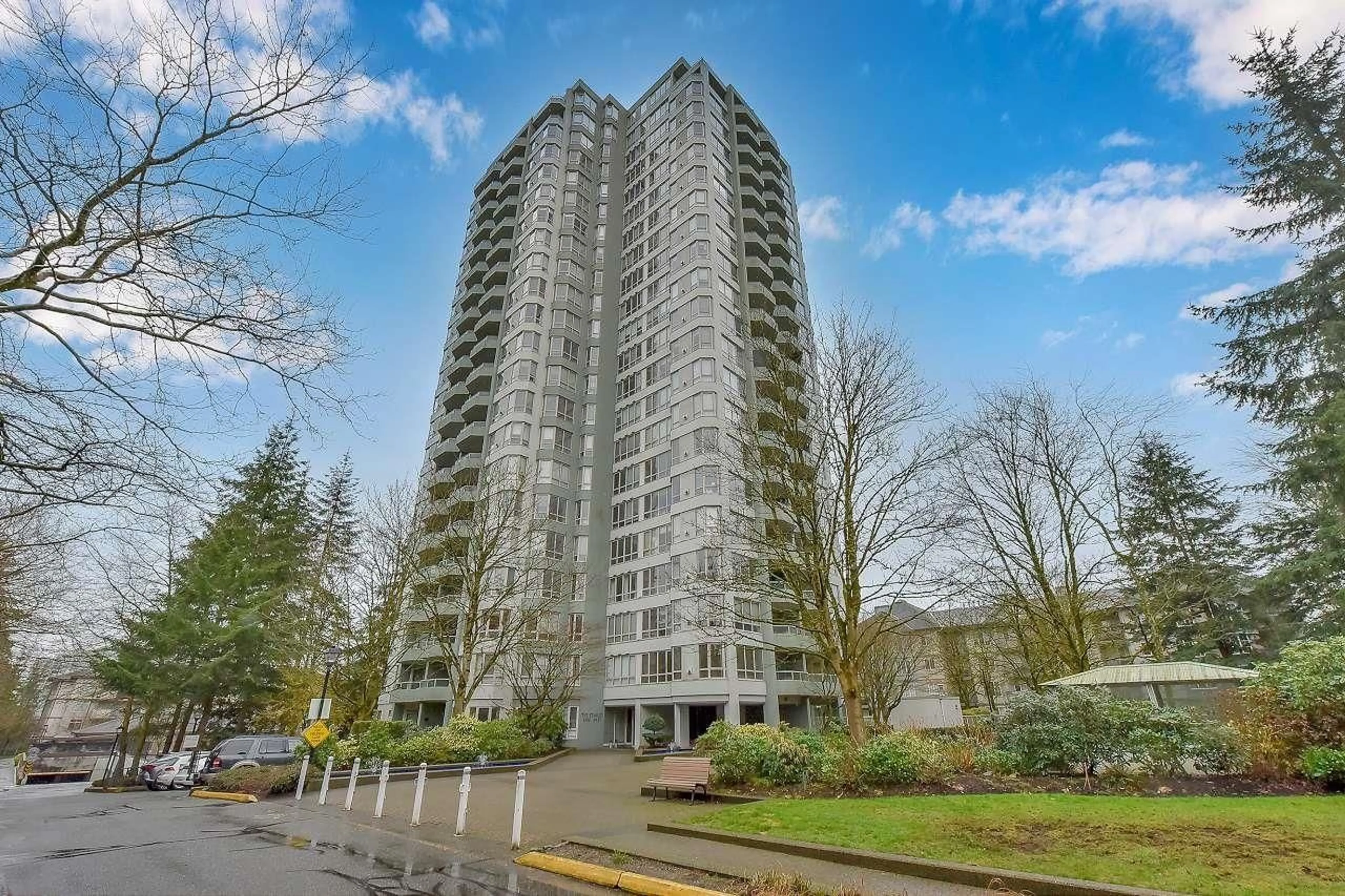 A pic from outside/outdoor area/front of a property/back of a property/a pic from drone, building for 1408 - 10082 148 STREET, Surrey British Columbia V3R0S3