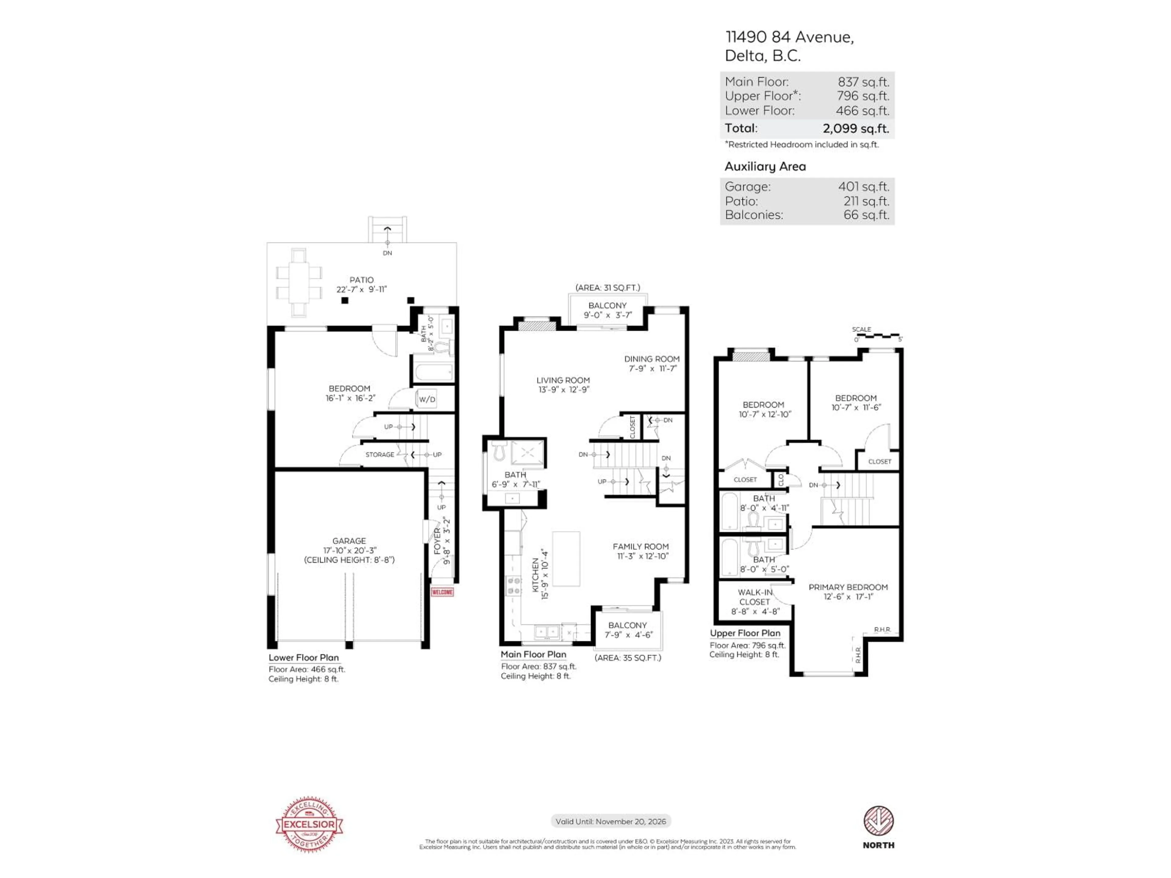 Floor plan for 5 - 11490 84 AVENUE, Delta British Columbia V4C2M1