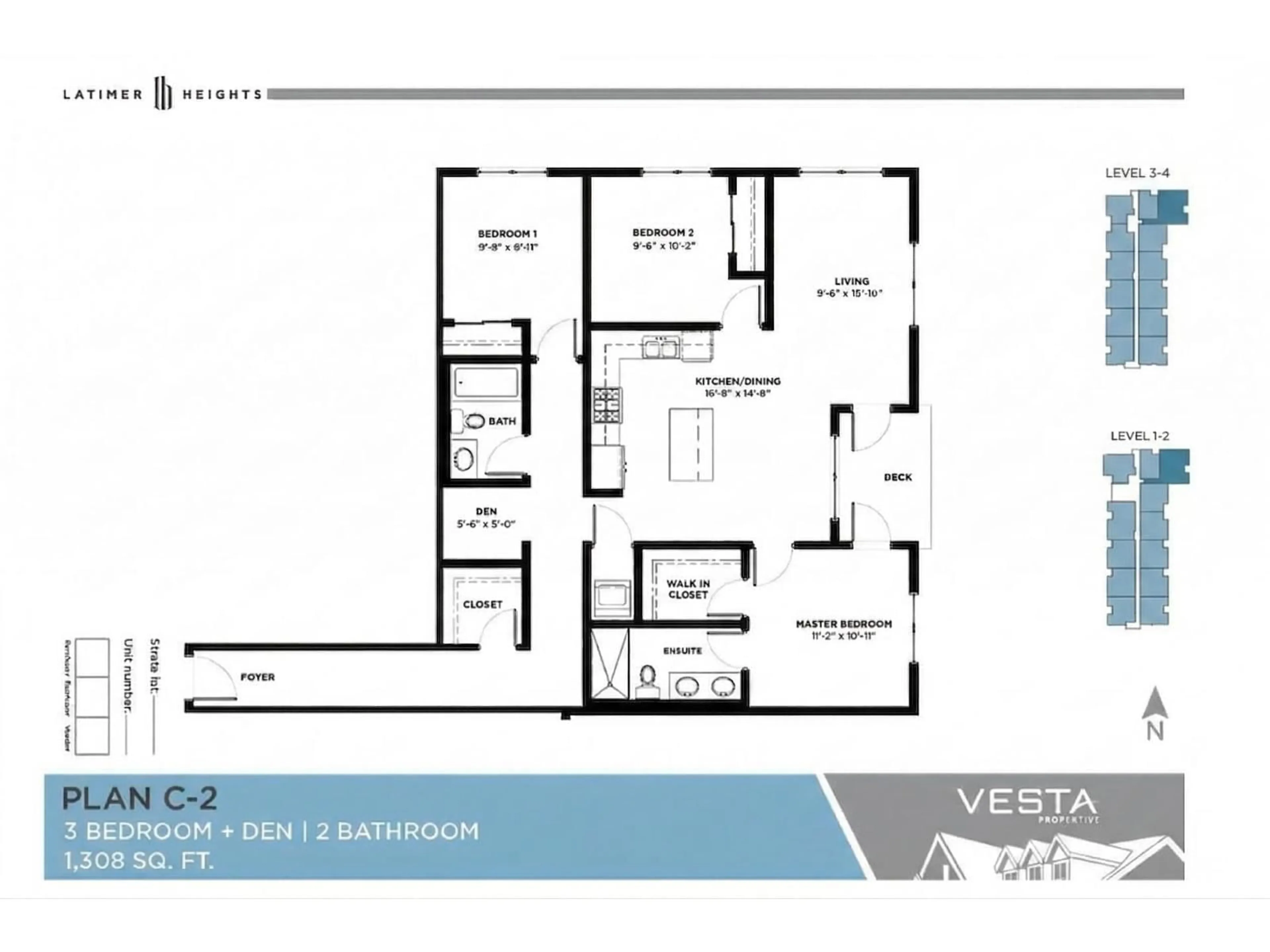 Floor plan for 102 - 20052 83A AVENUE, Langley British Columbia V2Y3P4