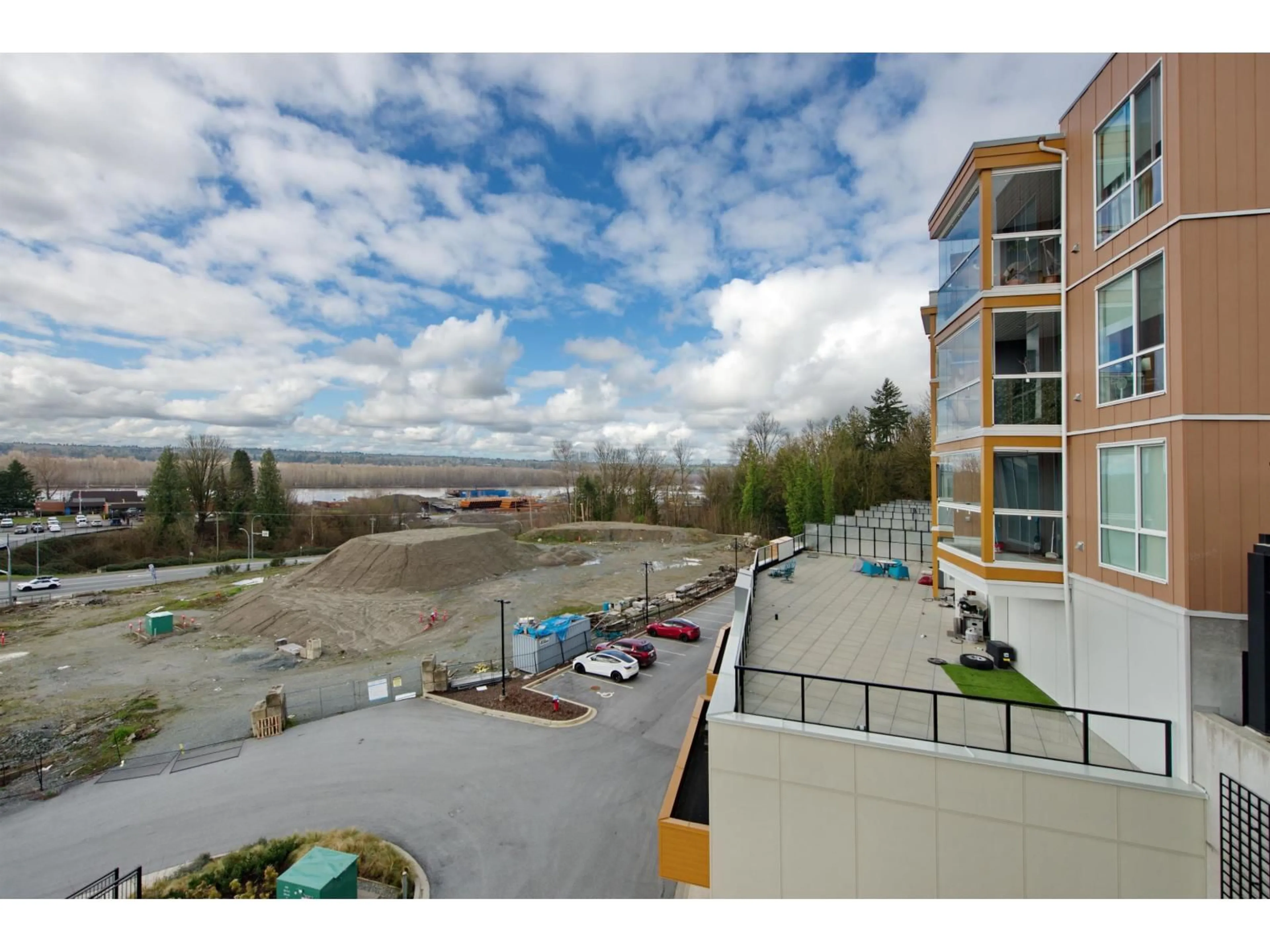 A pic from outside/outdoor area/front of a property/back of a property/a pic from drone, water/lake/river/ocean view for A107 - 31900 RAVEN AVENUE, Mission British Columbia V2V1B8