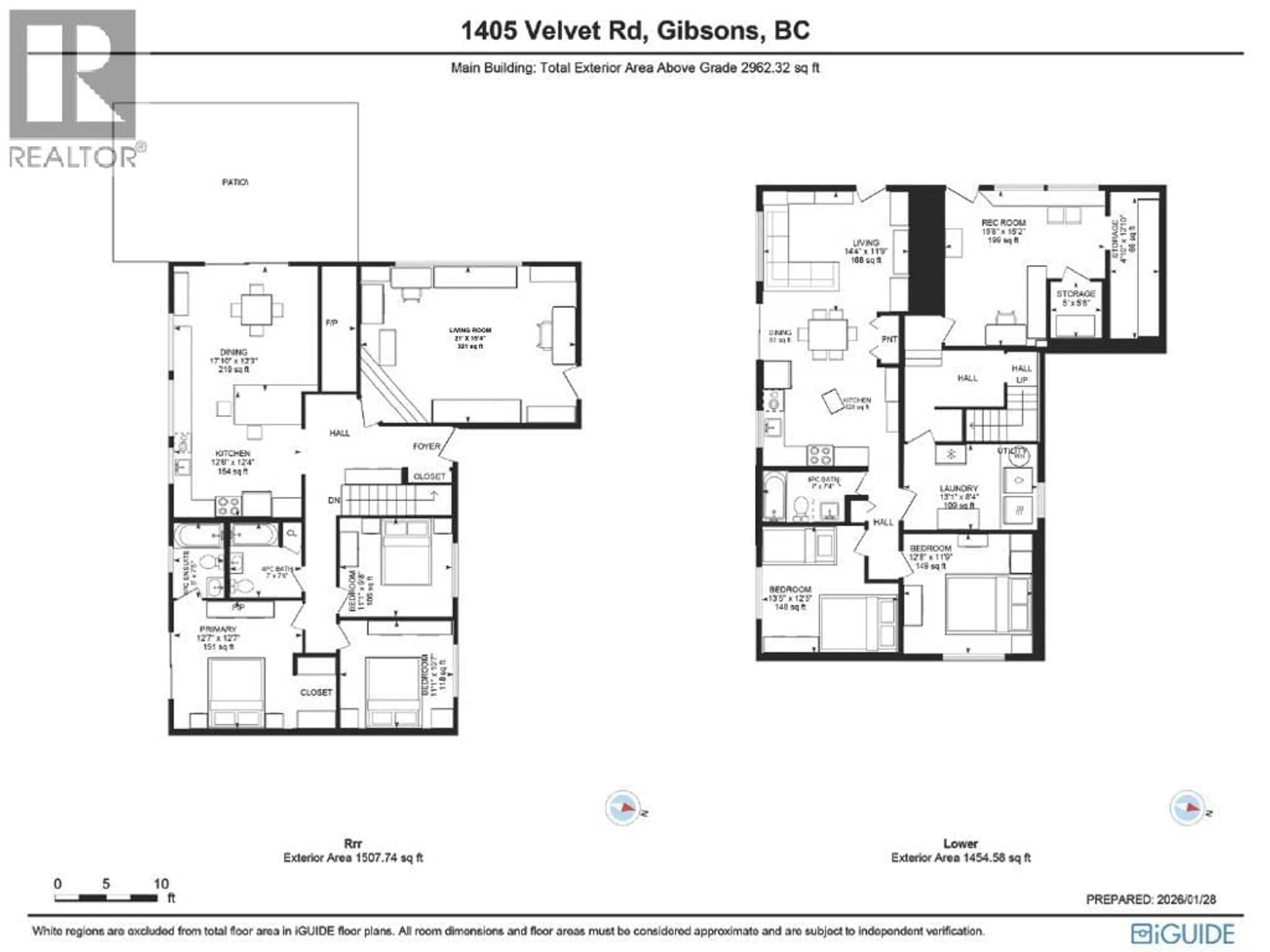 Floor plan for 1405 VELVET ROAD, Gibsons British Columbia V0N1V0