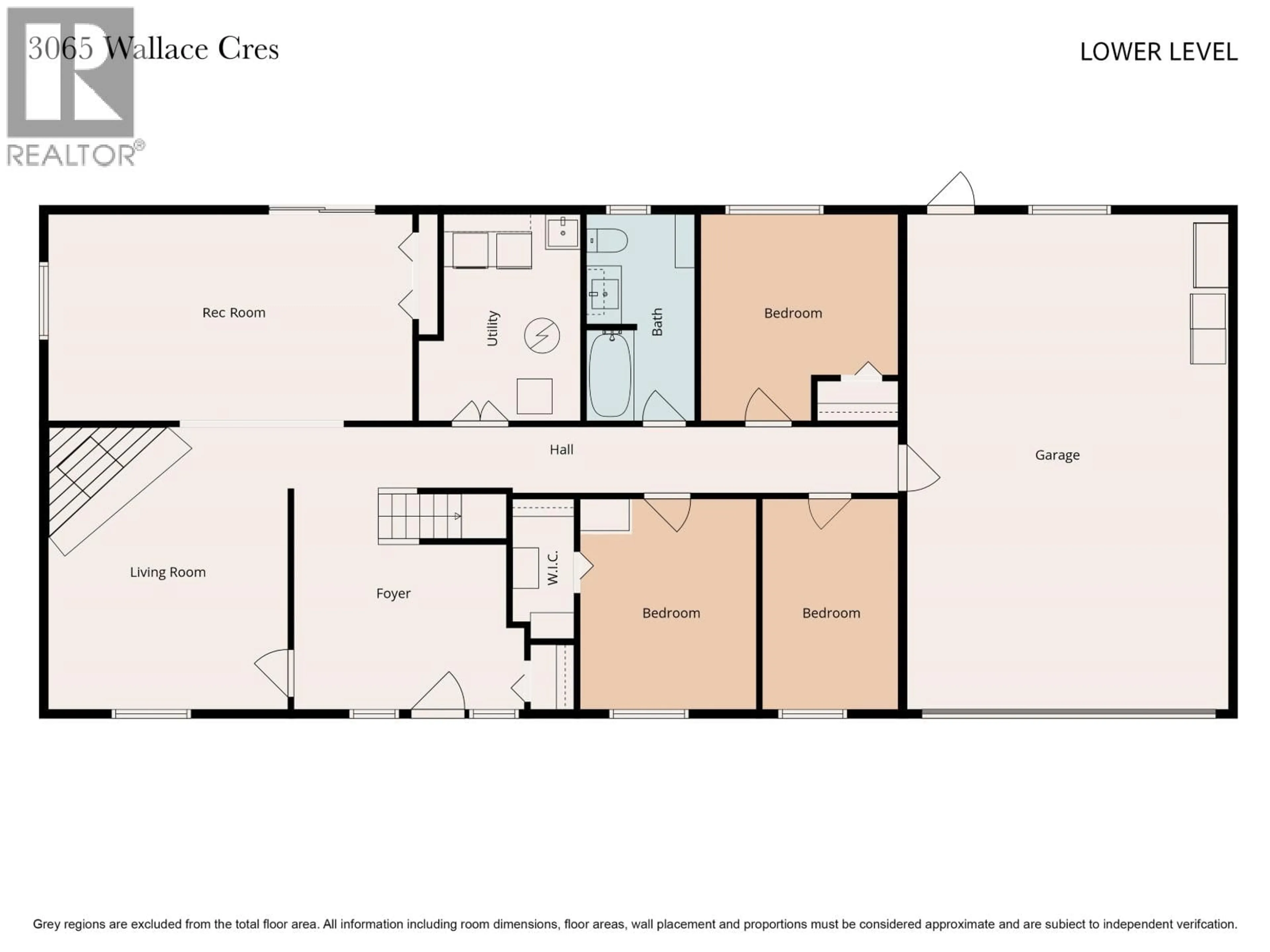 Floor plan for 3065 WALLACE CRESCENT, Prince George British Columbia V2K3Y9
