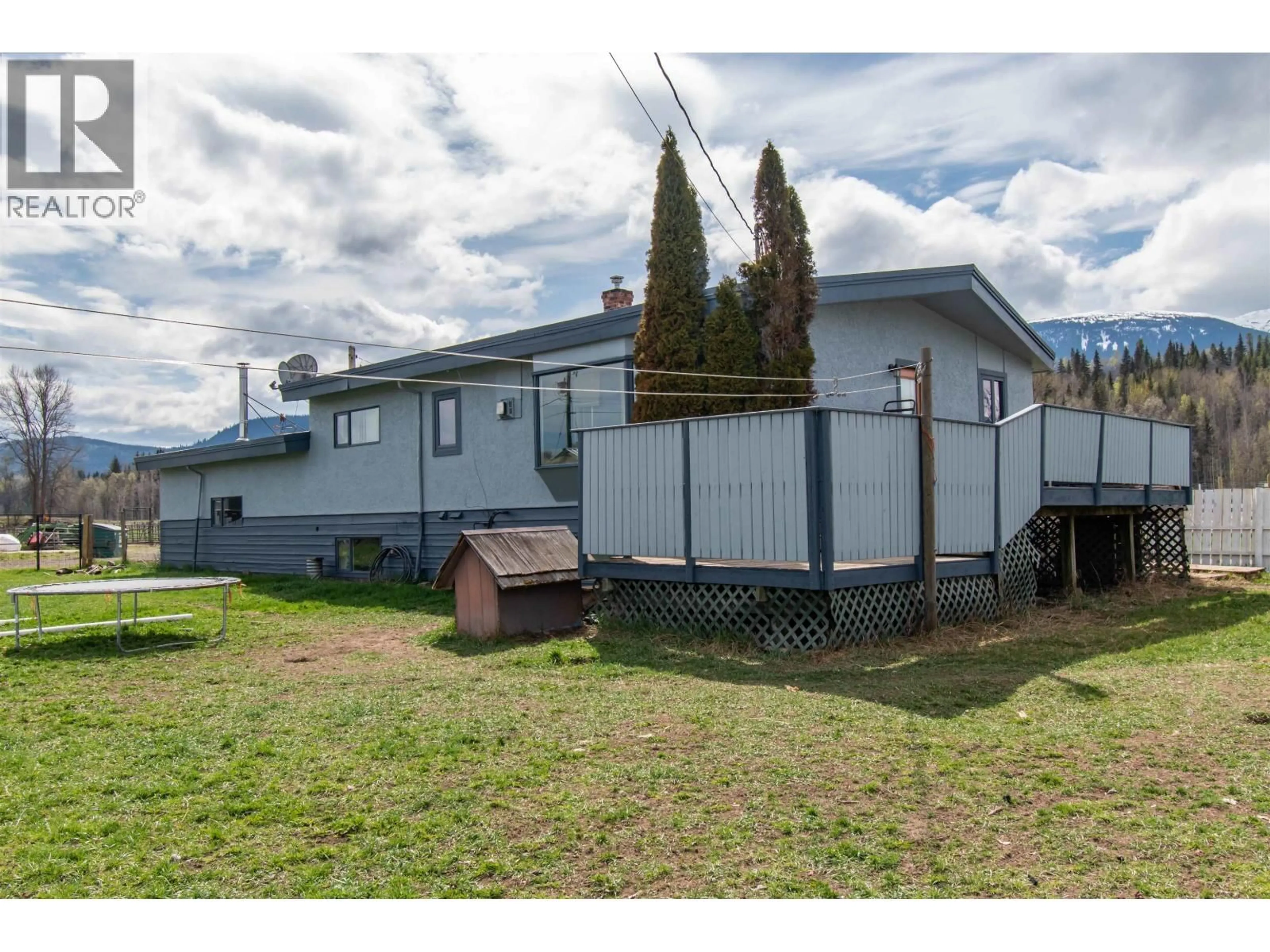 A pic from outside/outdoor area/front of a property/back of a property/a pic from drone, street for 2805 DOHLER ROAD, Smithers British Columbia V0J2N4