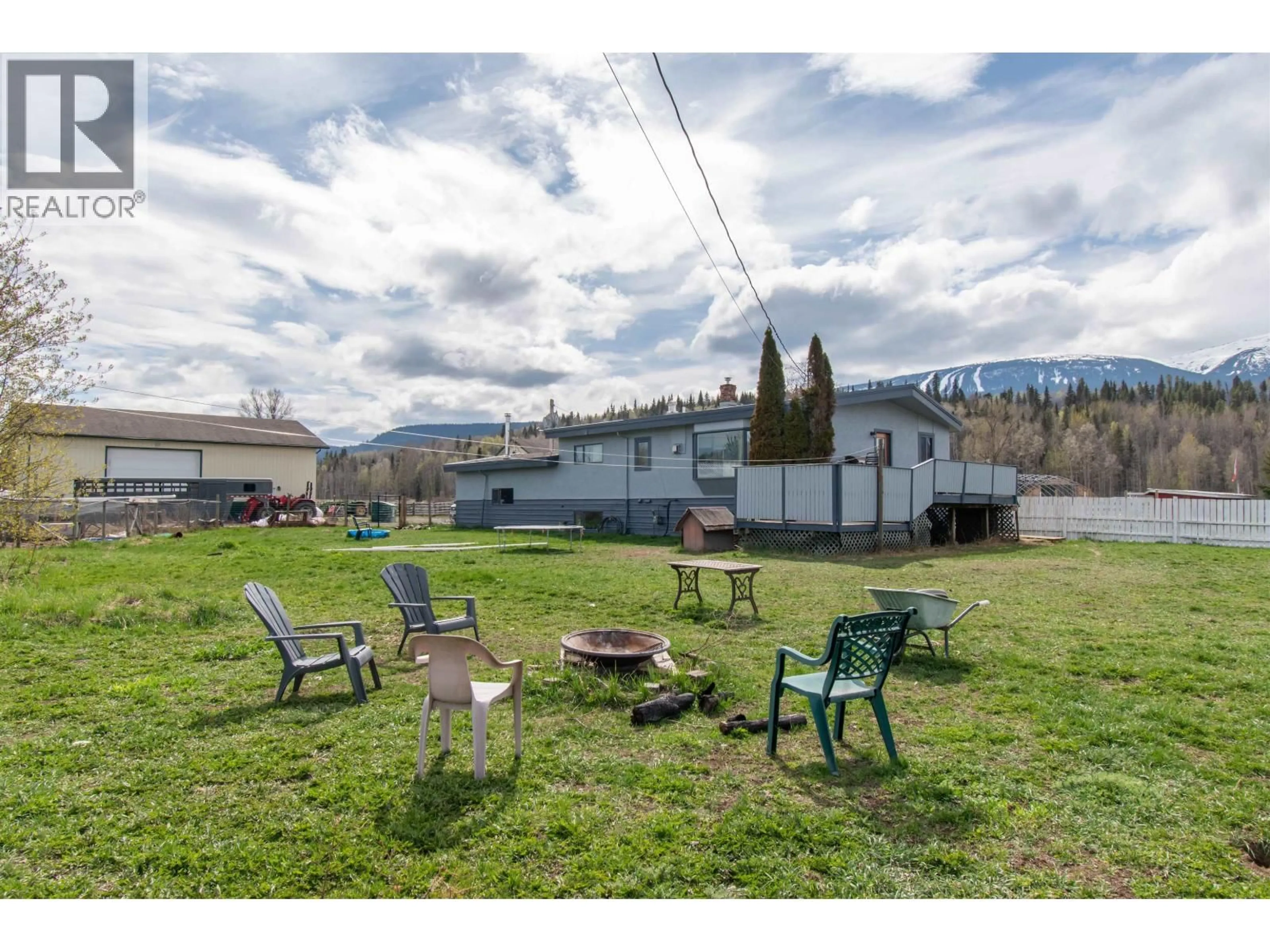Patio, mountain view for 2805 DOHLER ROAD, Smithers British Columbia V0J2N4