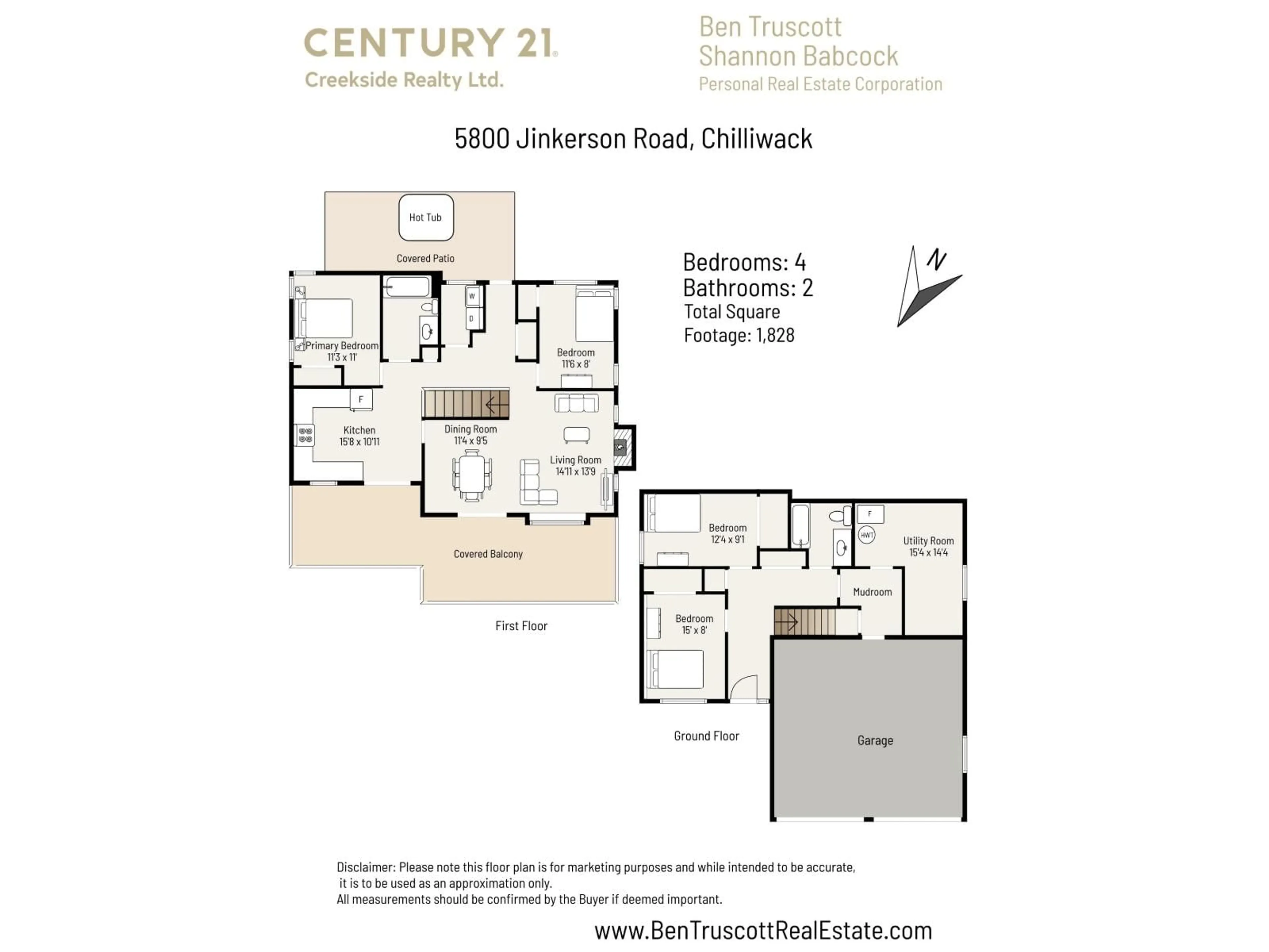 Floor plan for 5800 JINKERSON ROAD, Chilliwack British Columbia V2R0C8