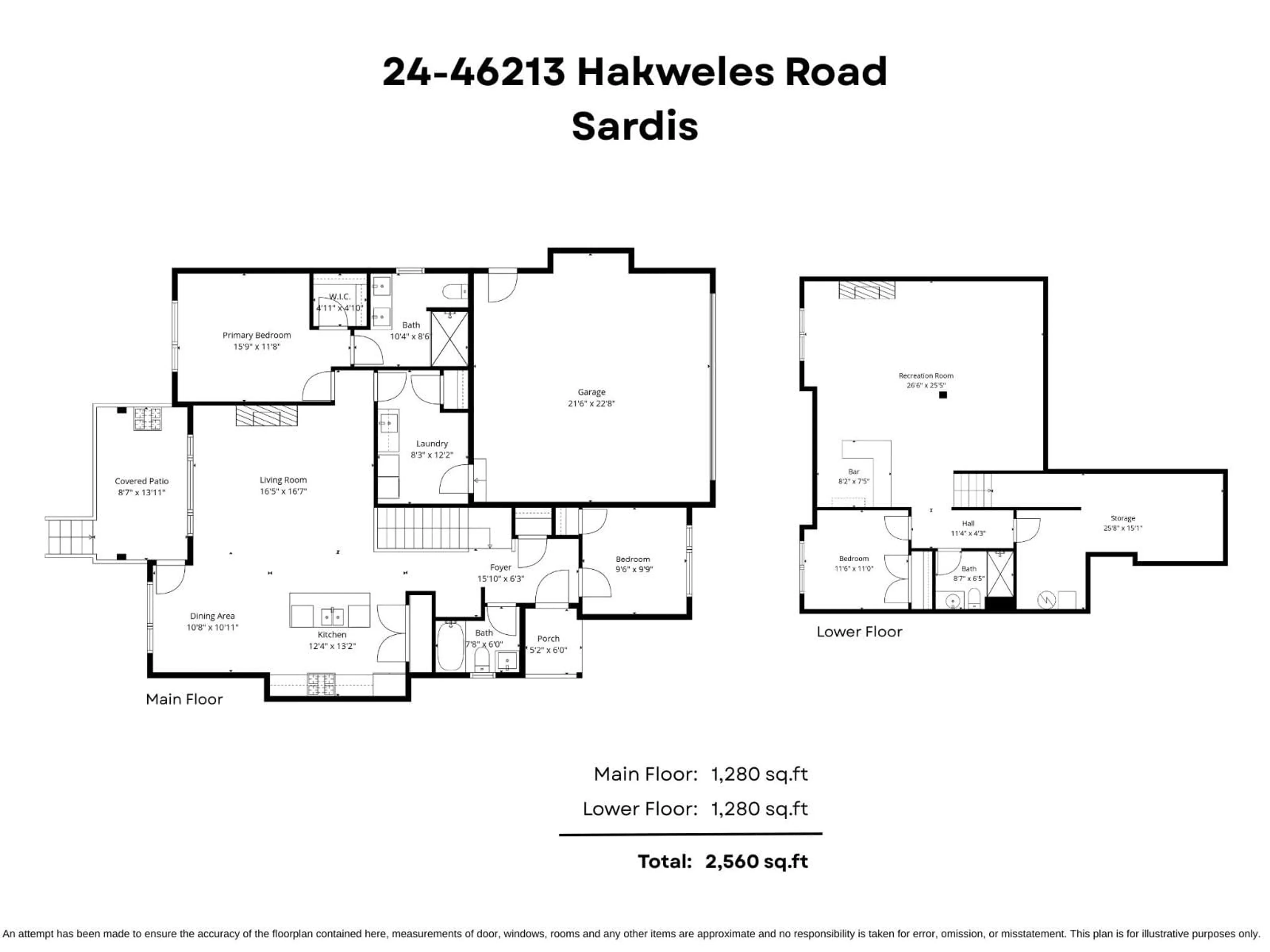 Floor plan for 24 - 46213 HAKWELES ROAD, Chilliwack British Columbia V4Z0C6