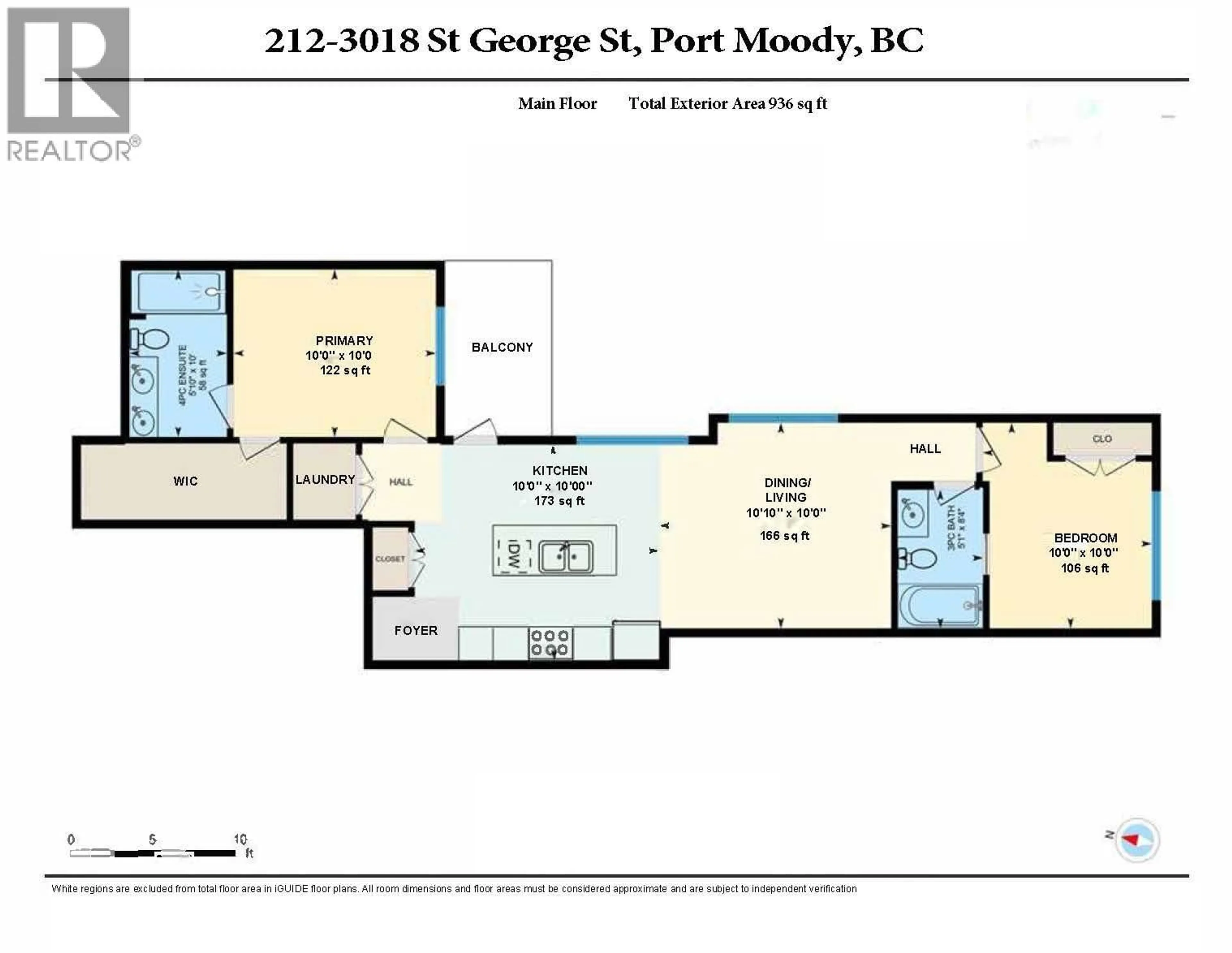 Floor plan for 212 - 3018 ST GEORGE STREET, Port Moody British Columbia V3H2H7