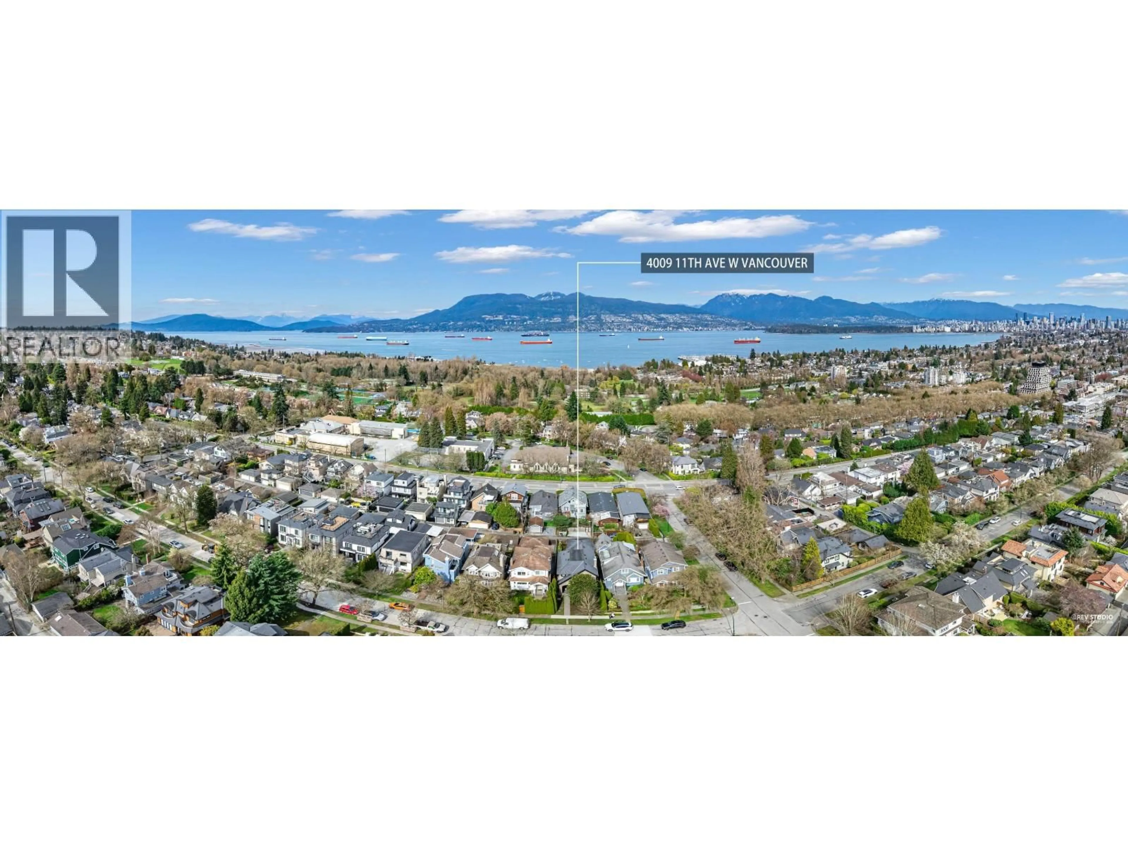 A pic from outside/outdoor area/front of a property/back of a property/a pic from drone, water/lake/river/ocean view for 4009 11TH AVENUE, Vancouver British Columbia V6R2L4