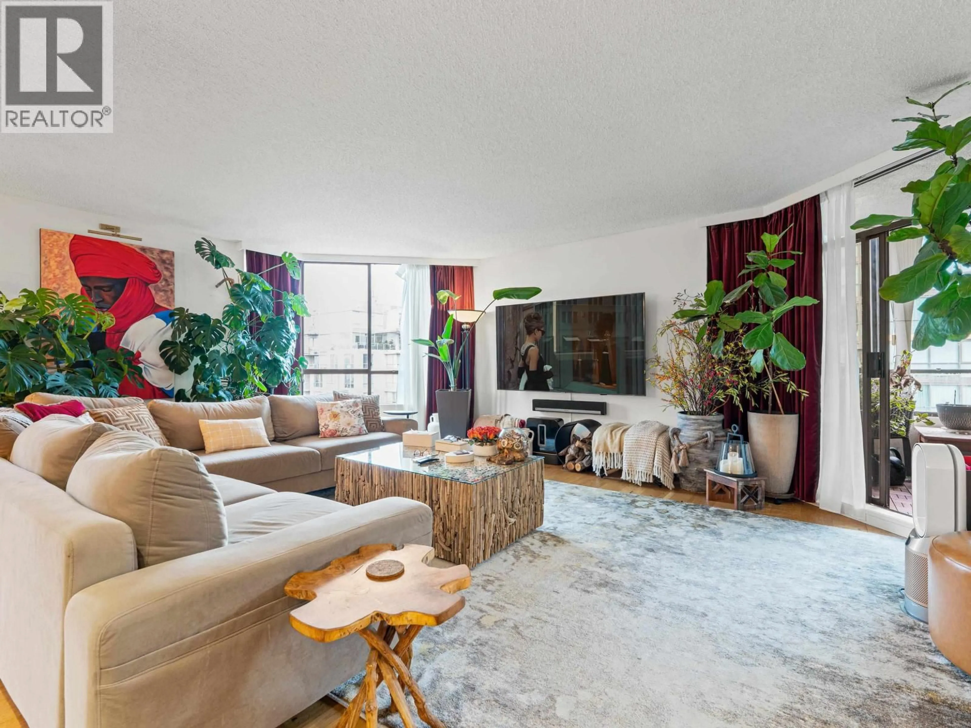 Living room with furniture, unknown for 1601 - 738 BROUGHTON STREET, Vancouver British Columbia V6G3A7