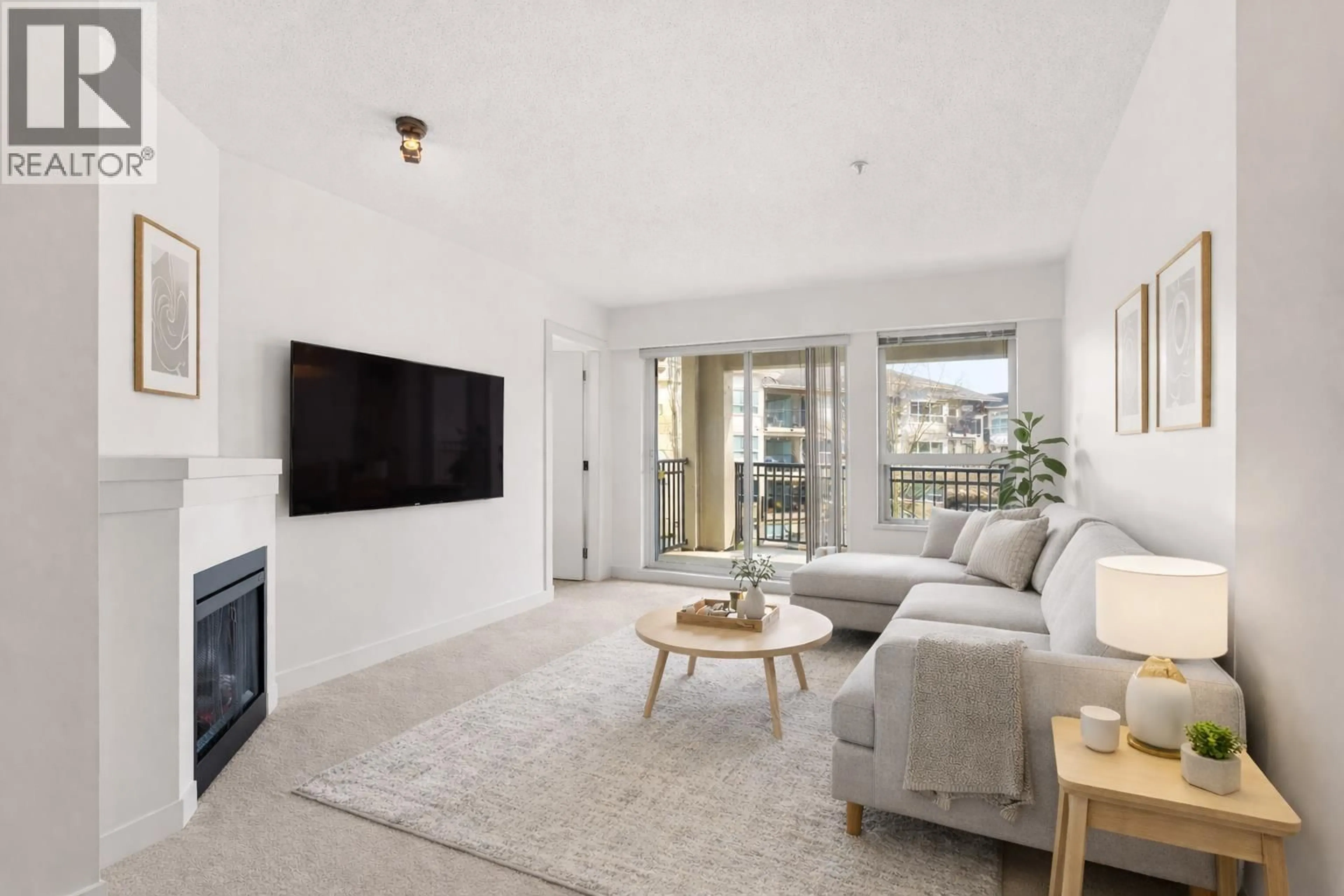 Living room with furniture, unknown for 307 - 6828 ECKERSLEY ROAD, Richmond British Columbia V6Y0E8