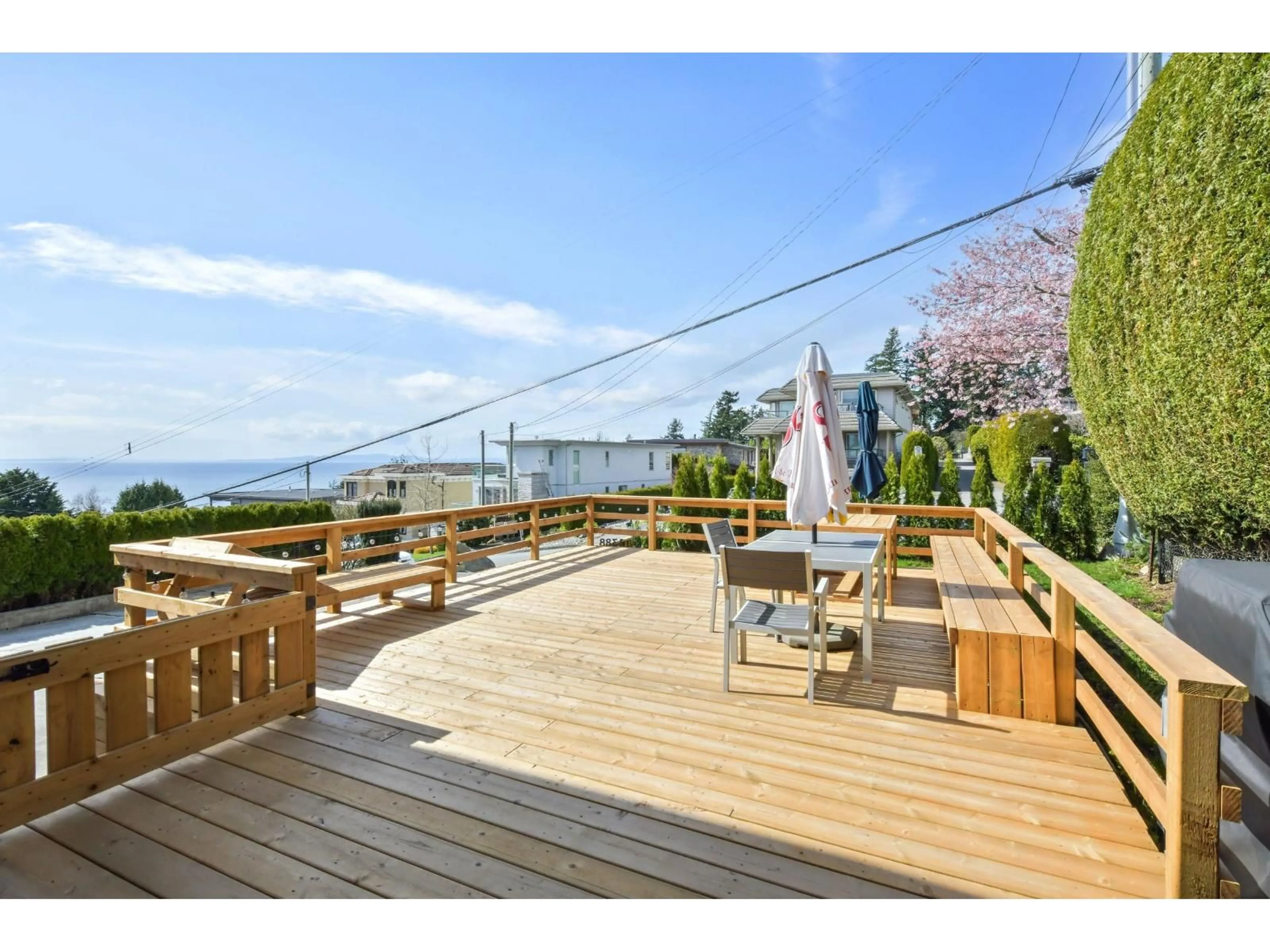 Patio, water/lake/river/ocean view for 1388 KERFOOT ROAD, White Rock British Columbia V4B3L6