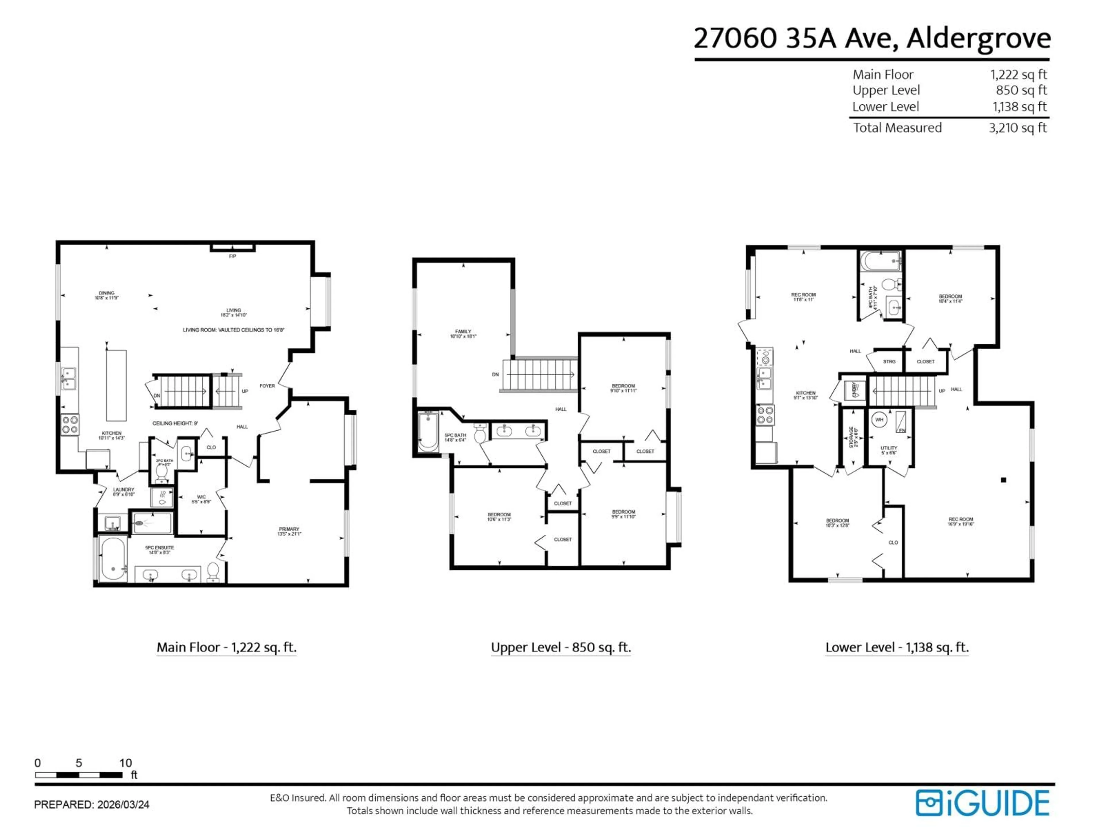 Floor plan for 27060 35A AVENUE, Langley British Columbia V4W0A4