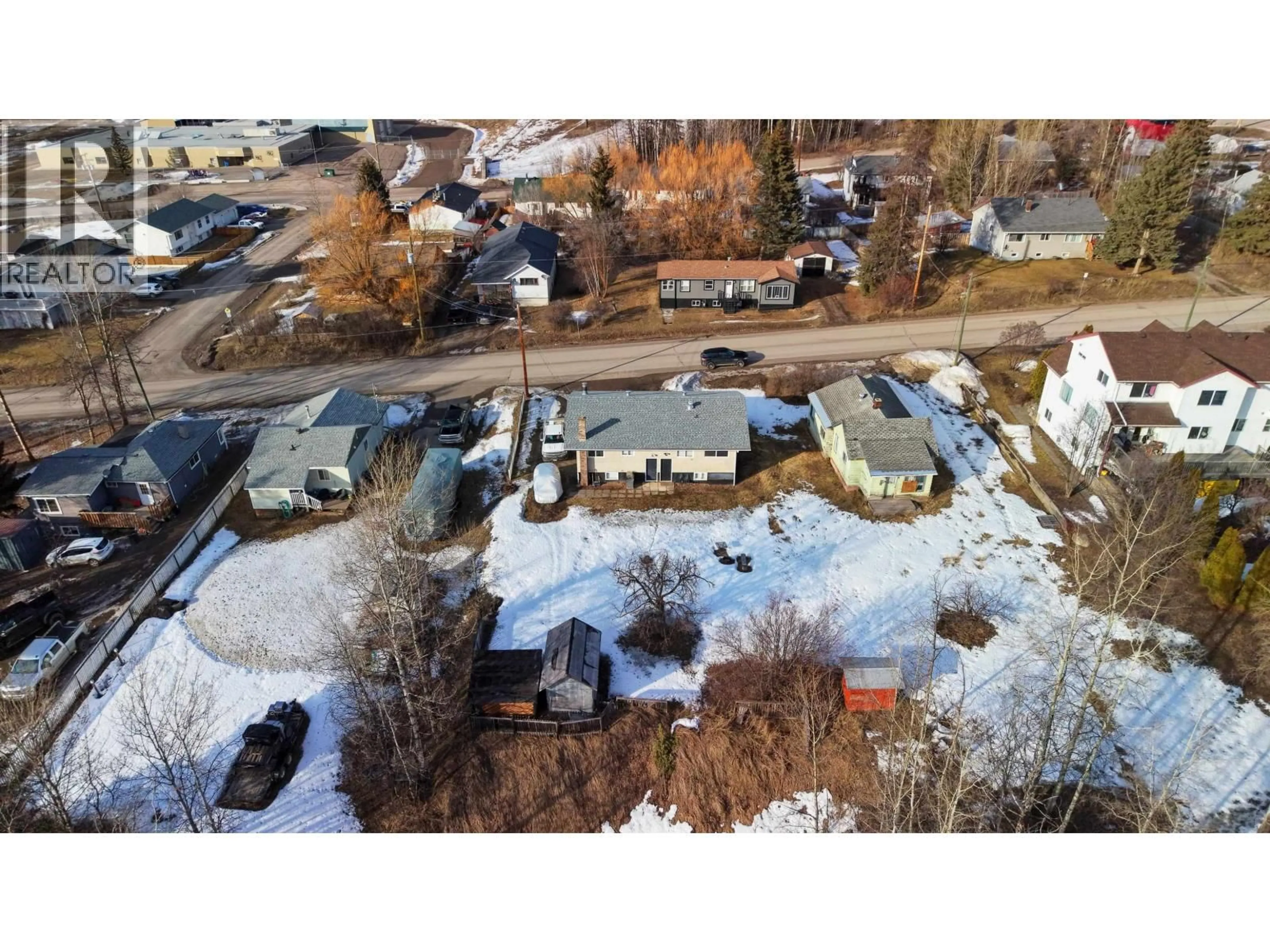 A pic from outside/outdoor area/front of a property/back of a property/a pic from drone, street for 300 8TH AVENUE, Burns Lake British Columbia V0J1E0