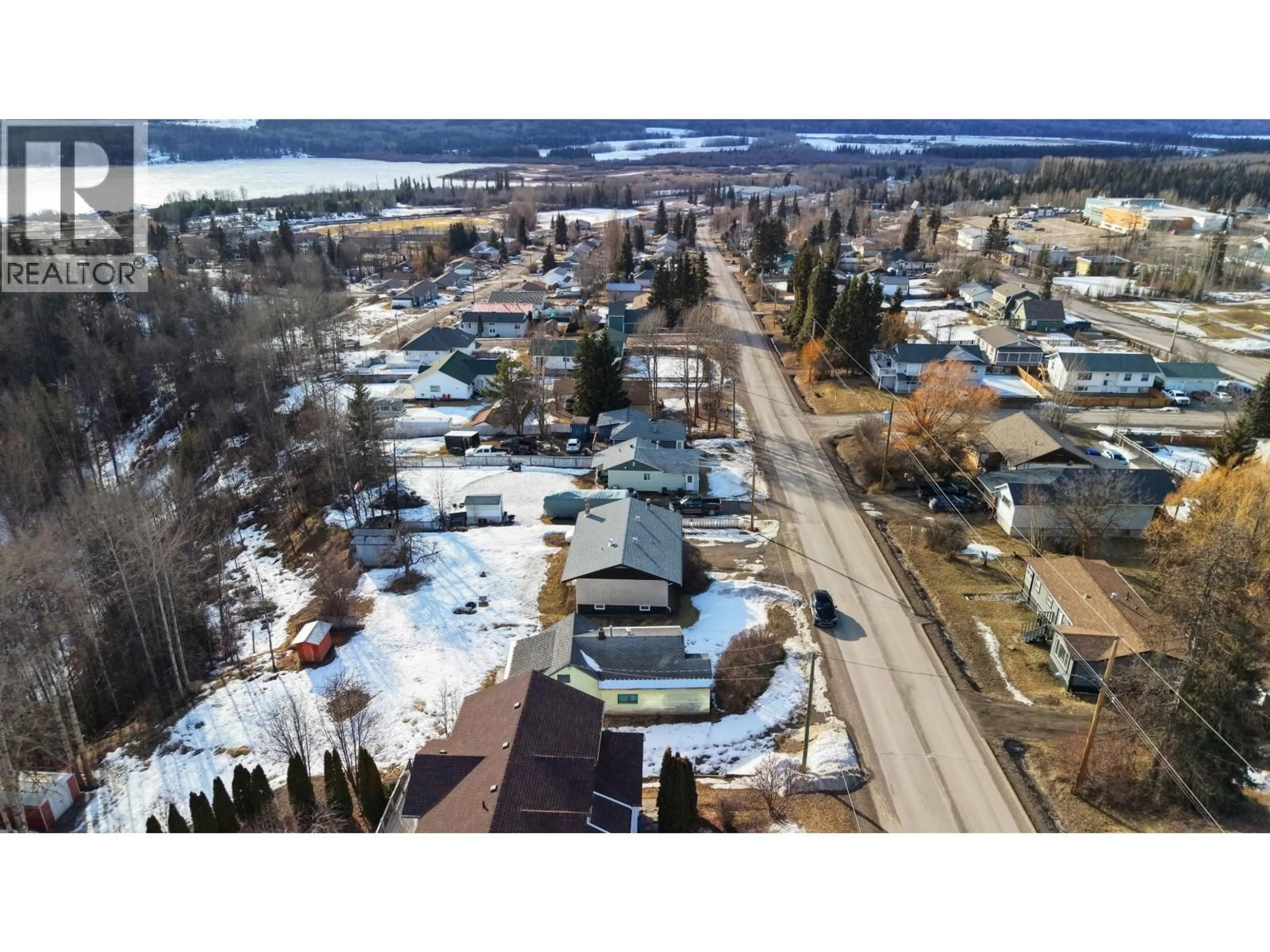 A pic from outside/outdoor area/front of a property/back of a property/a pic from drone, street for 300 8TH AVENUE, Burns Lake British Columbia V0J1E0