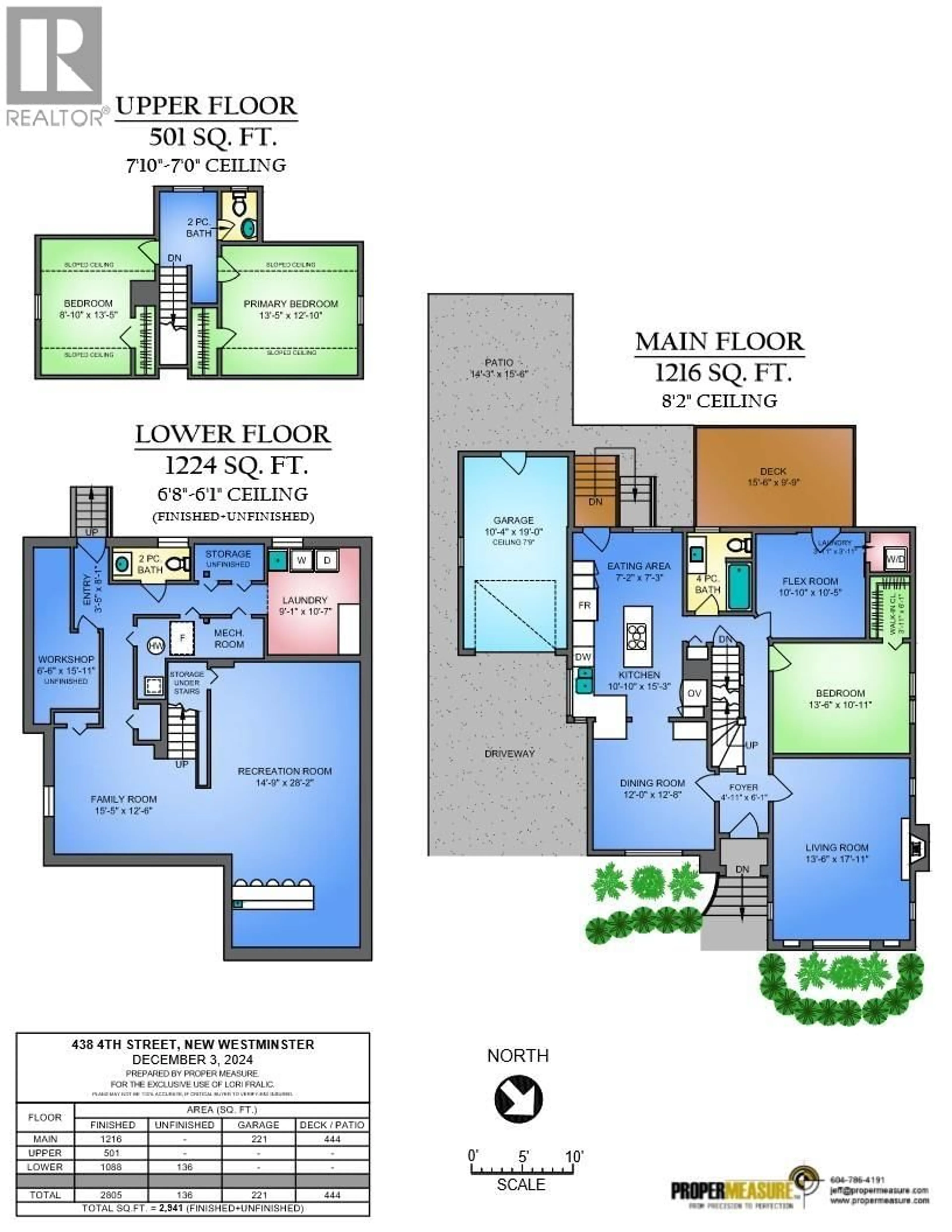 Floor plan for 438 FOURTH STREET, New Westminster British Columbia V3L2V4