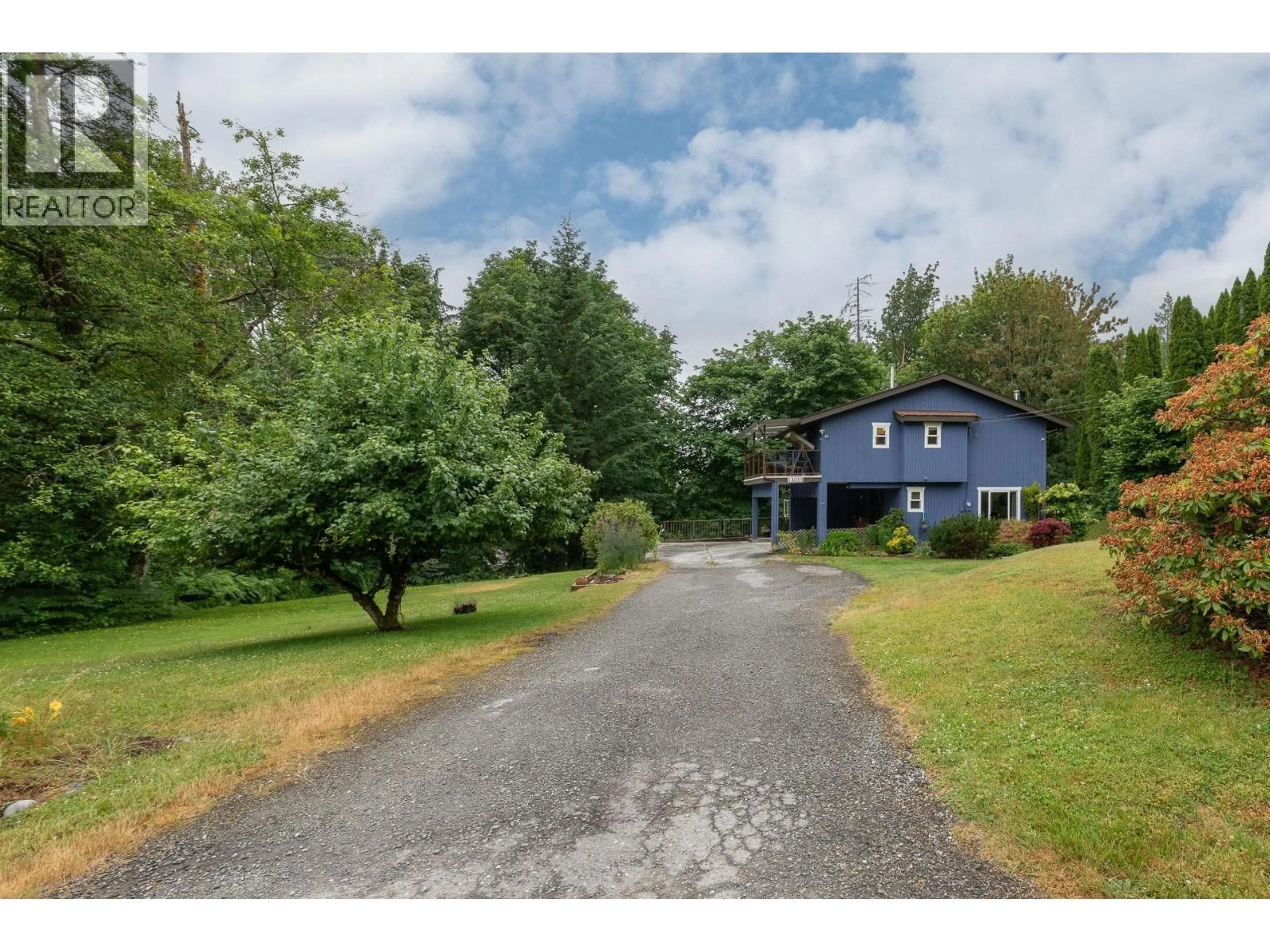 A pic from outside/outdoor area/front of a property/back of a property/a pic from drone, street for 13055 238 STREET, Maple Ridge British Columbia V4R2S4