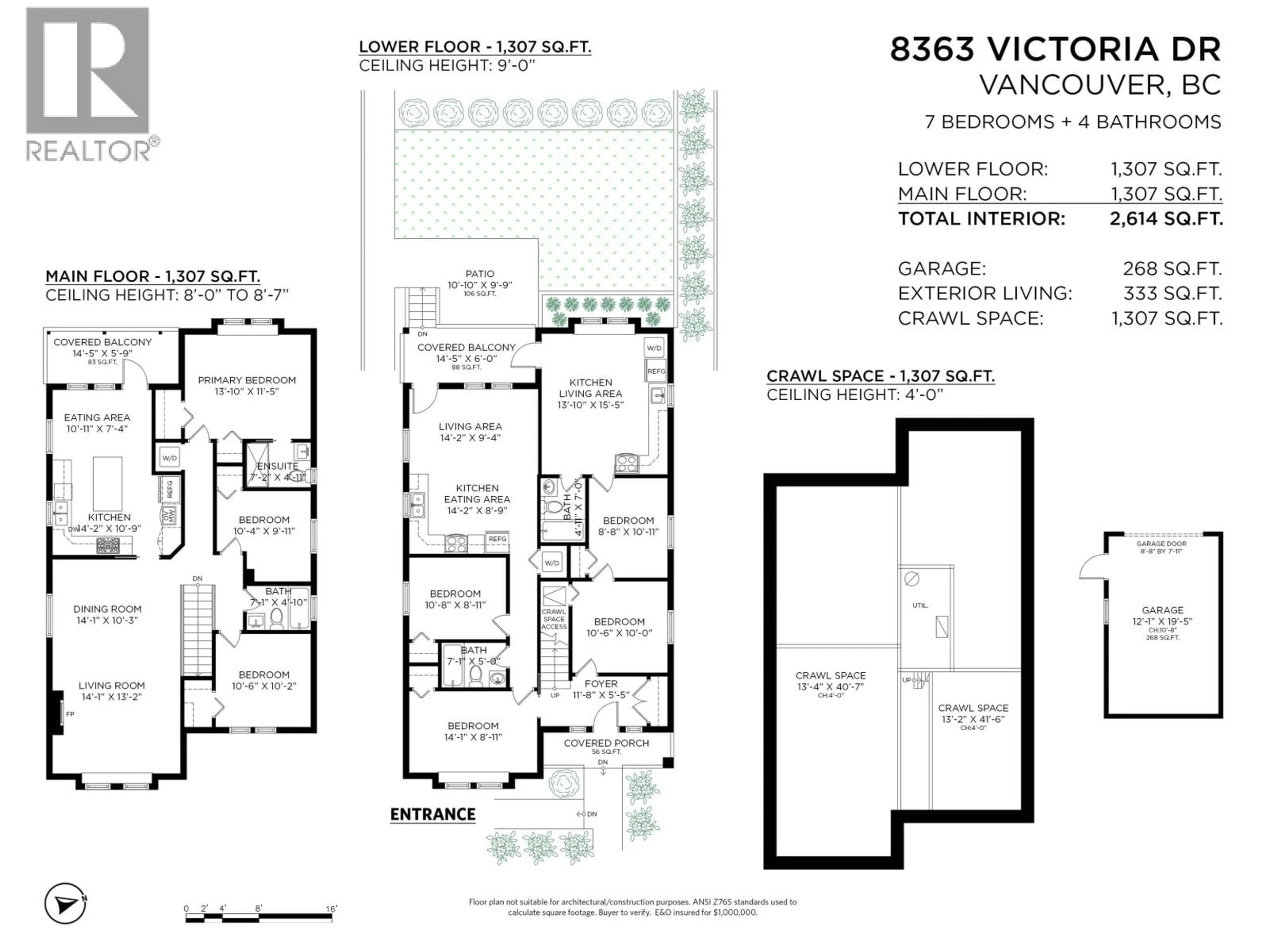 Floor plan for 8363 VICTORIA DRIVE, Vancouver British Columbia V5P4A8
