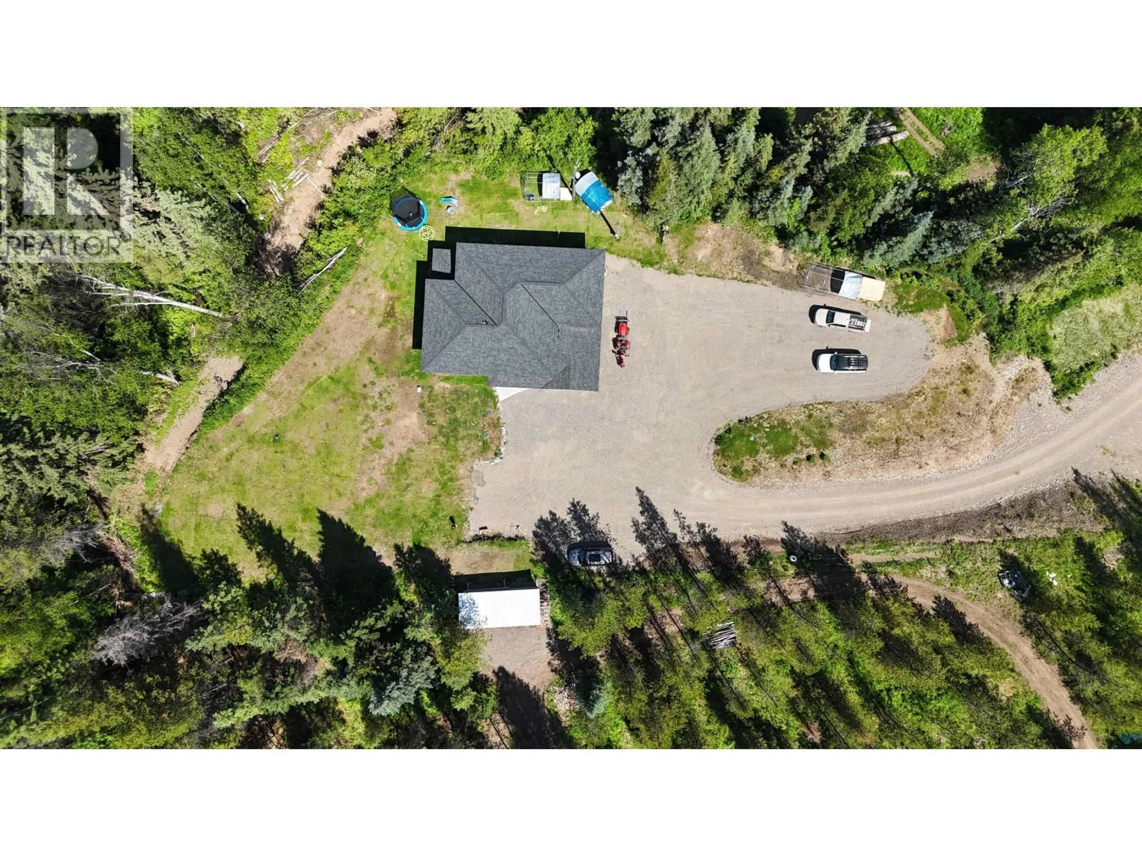 A pic from outside/outdoor area/front of a property/back of a property/a pic from drone, unknown for 24151 RIVER ROAD, Smithers British Columbia V0J2N1