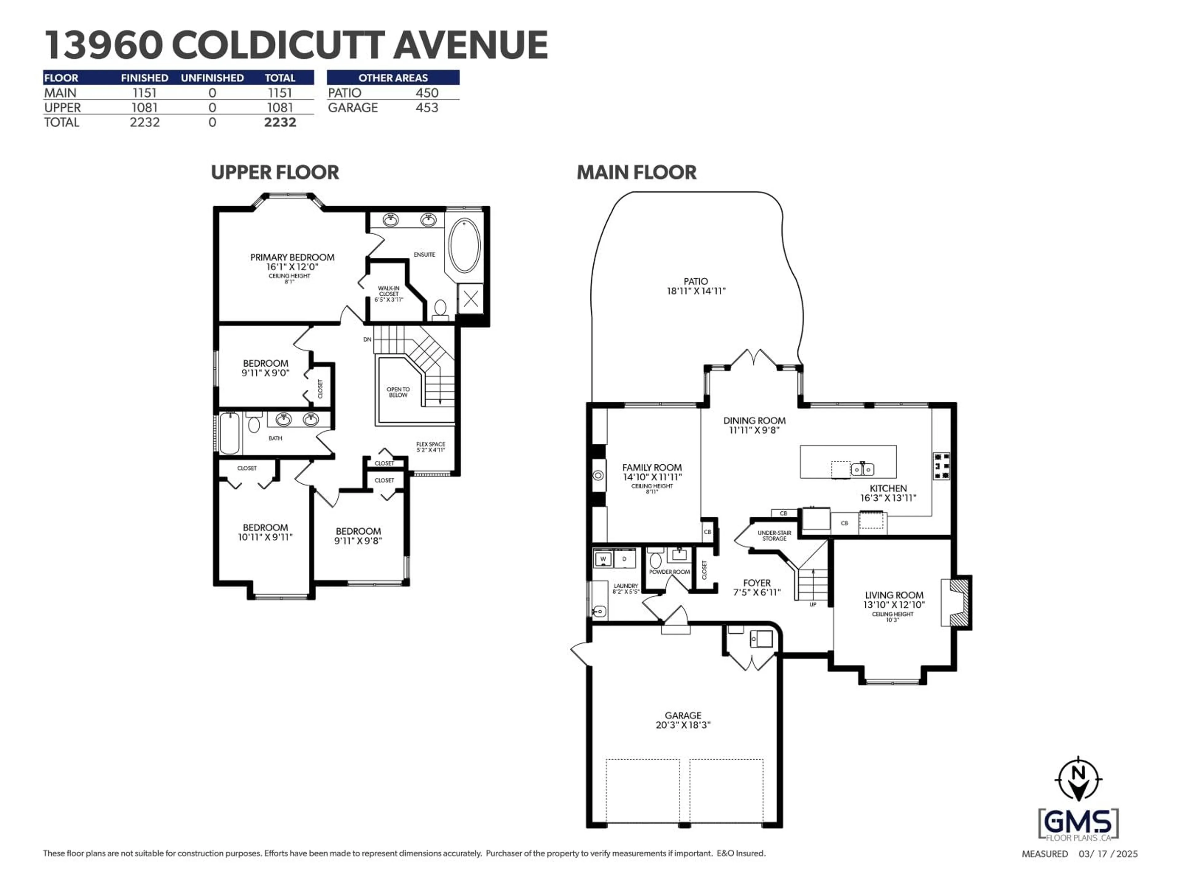 Floor plan for 13960 COLDICUTT AVENUE, White Rock British Columbia V4B3B2
