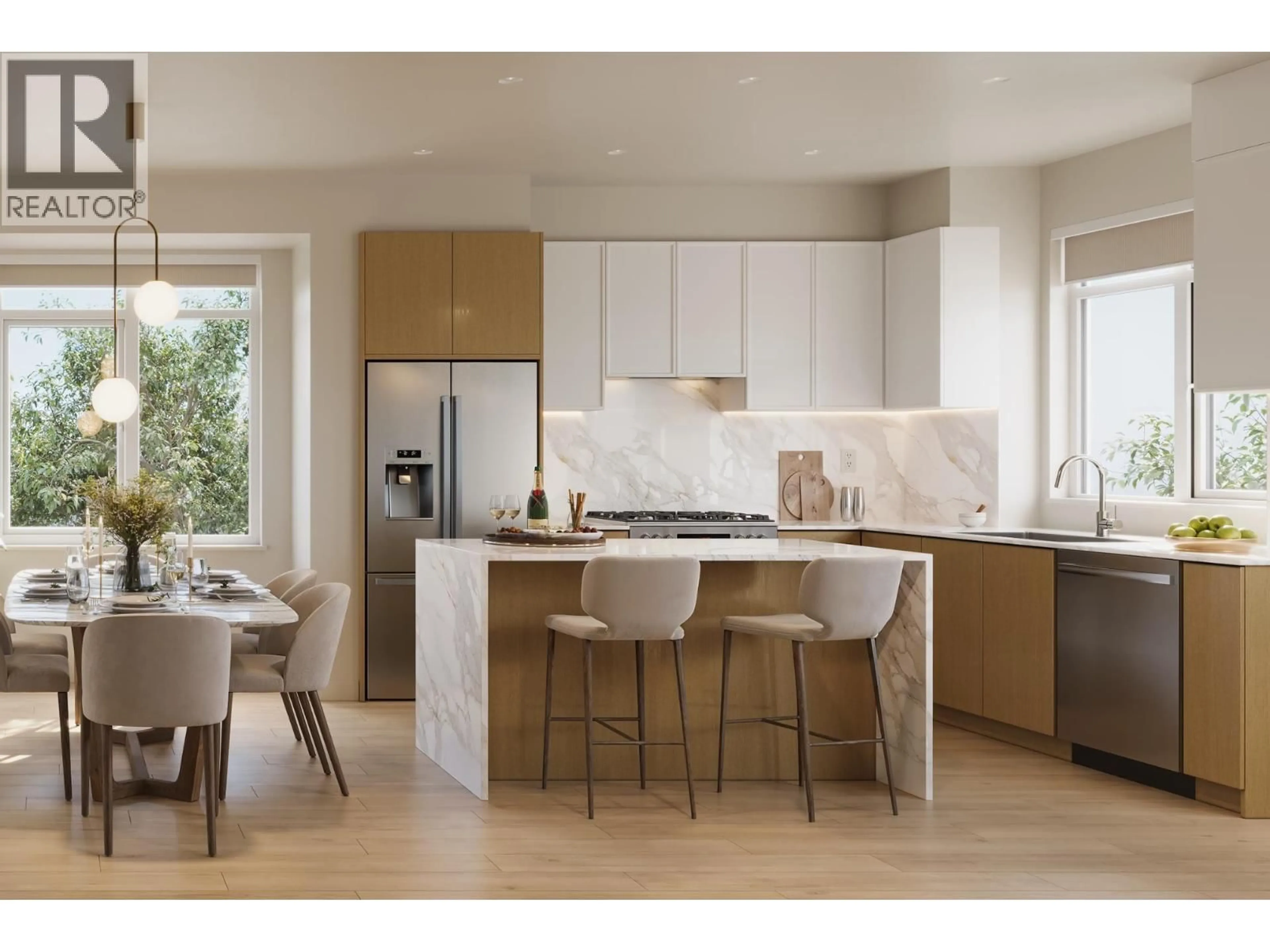 Contemporary kitchen, unknown for 105 - 3888 MORESBY DRIVE, Richmond British Columbia V7C4G6