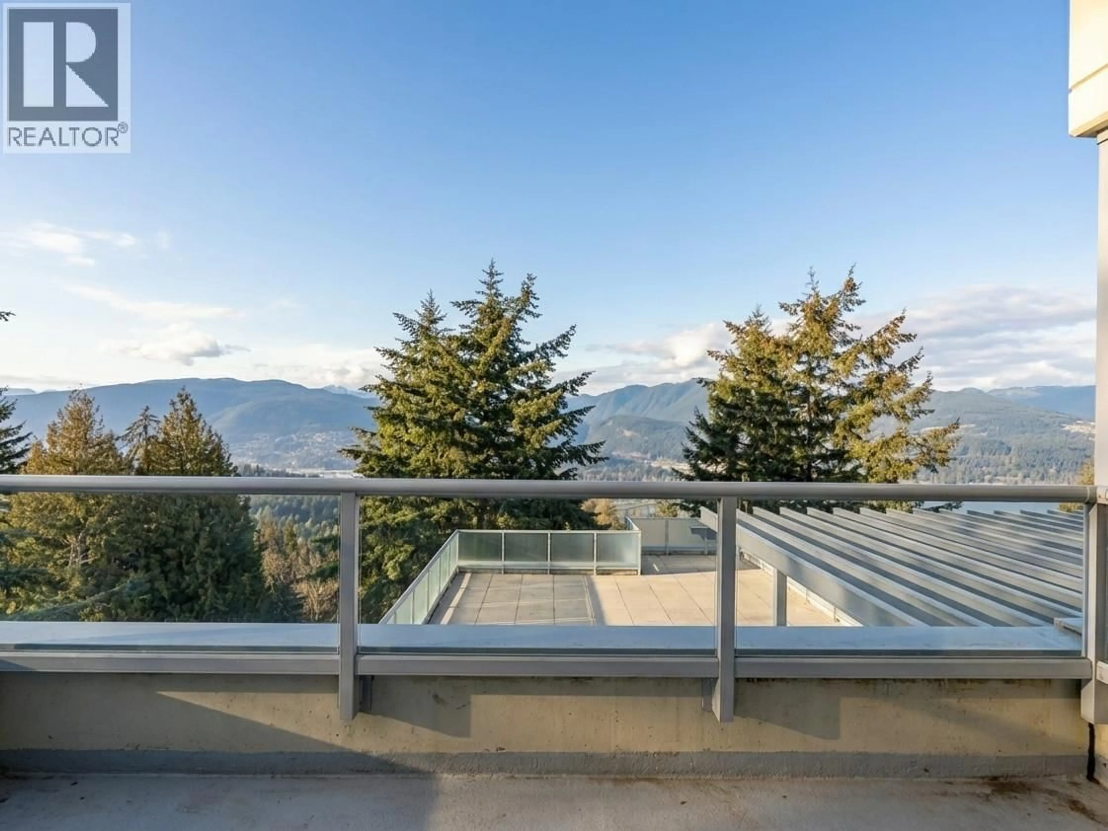 Balcony in the apartment, mountain view for 903 - 9262 UNIVERSITY CRESCENT, Burnaby British Columbia V5A0A4