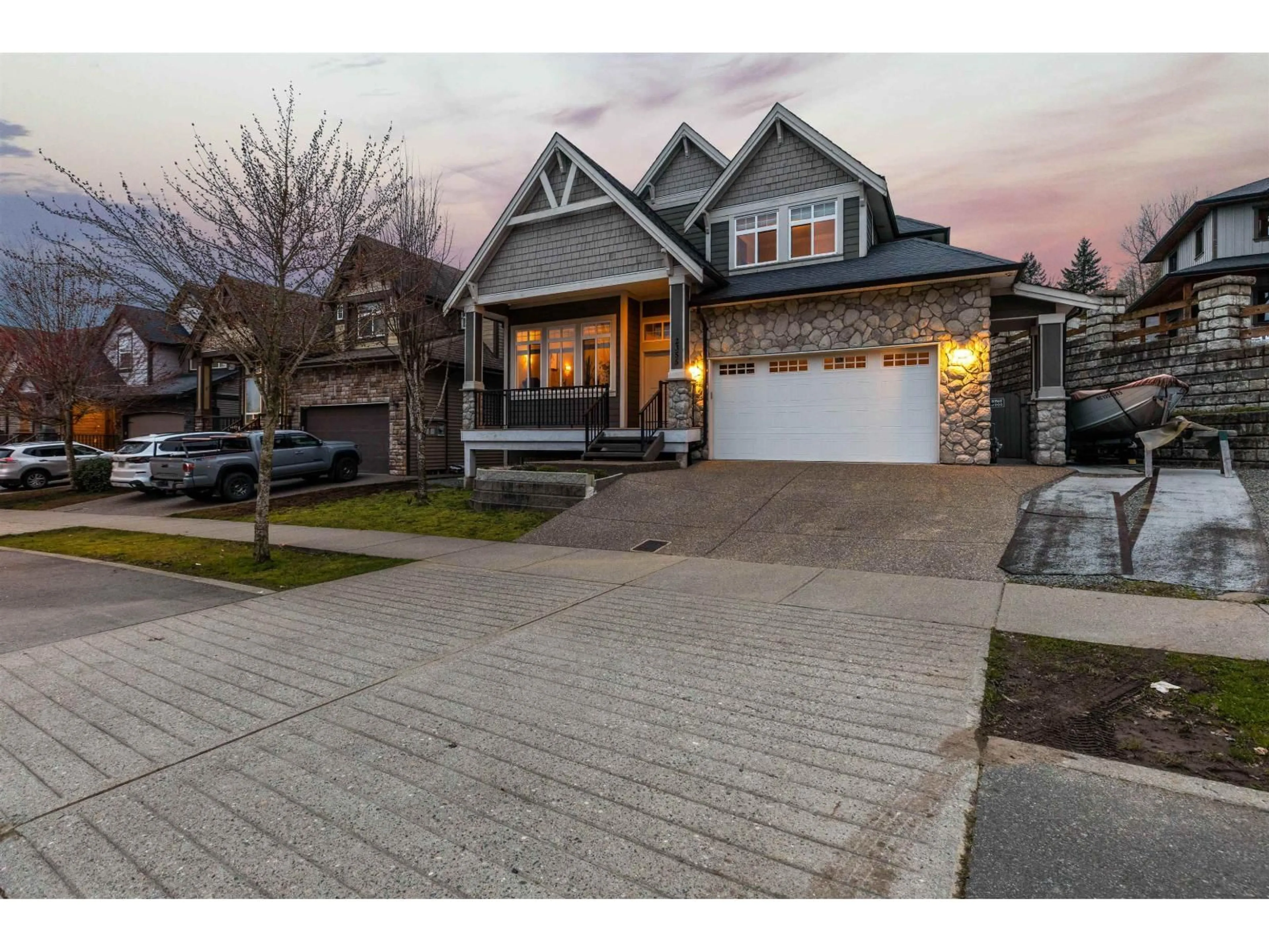 Home with brick exterior material, street for 2355 MERLOT BOULEVARD, Abbotsford British Columbia V4X0A6