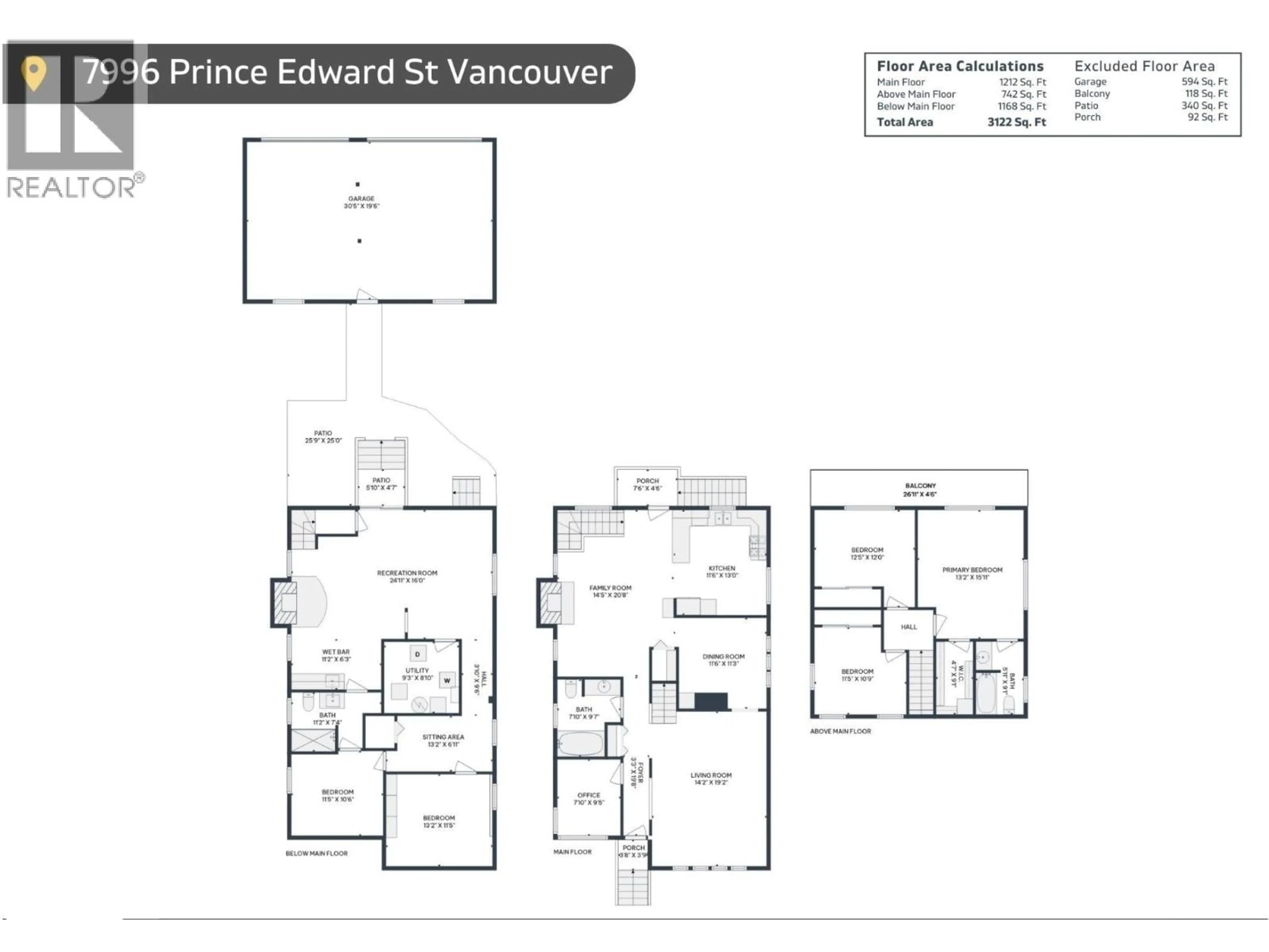 Floor plan for 7996 PRINCE EDWARD STREET, Vancouver British Columbia V5X3R6