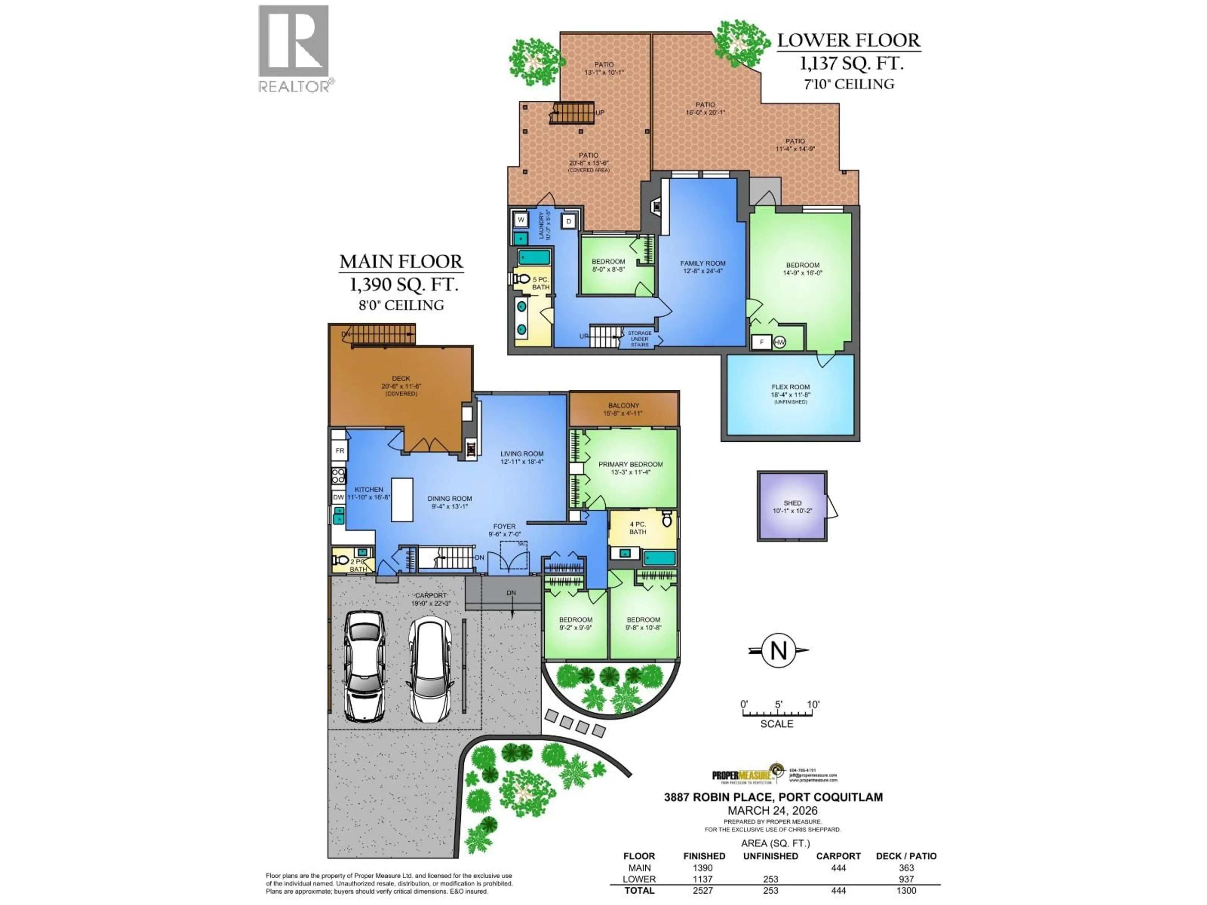 Floor plan for 3887 ROBIN PLACE, Port Coquitlam British Columbia V3B4Y6