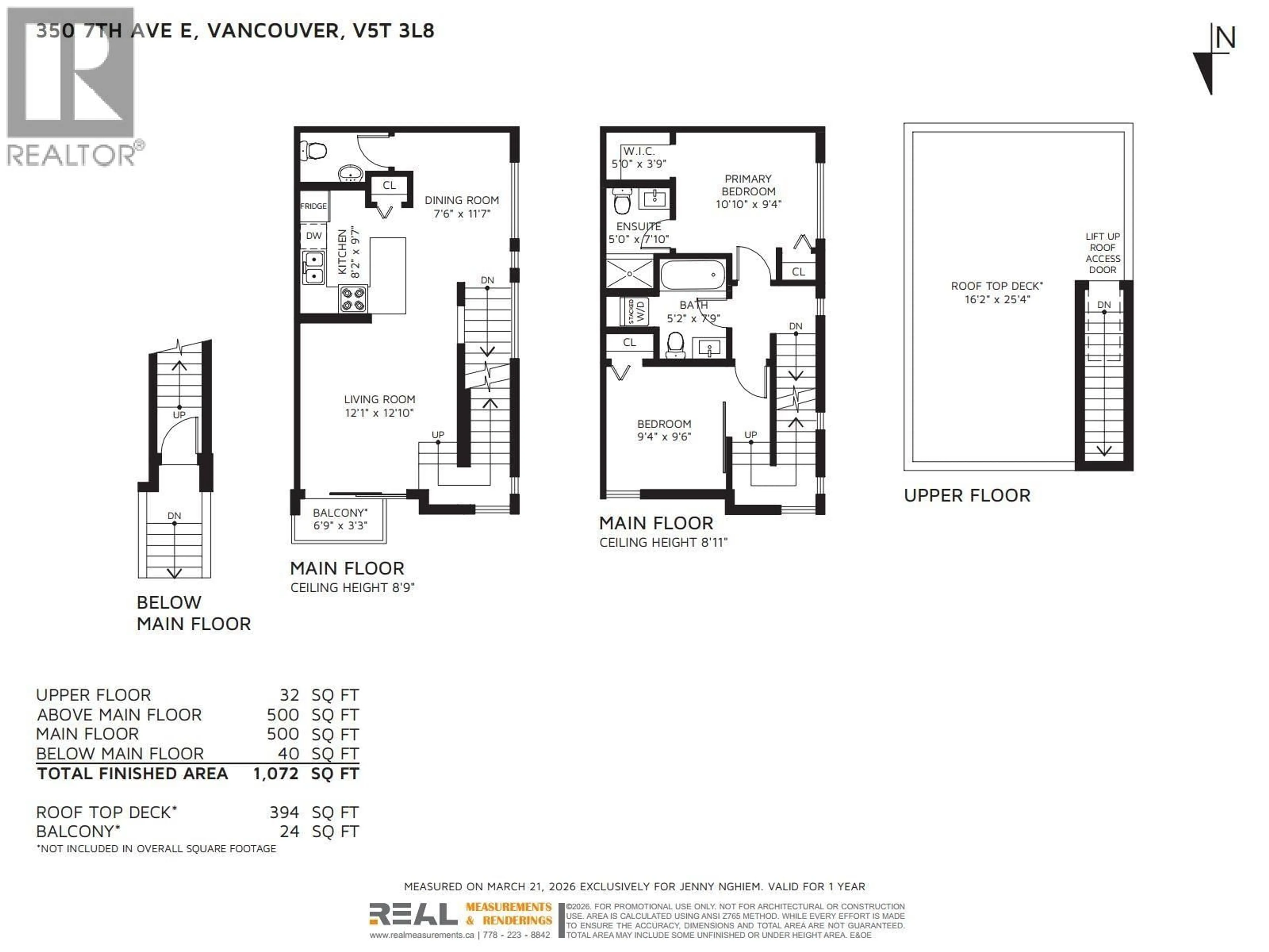 Floor plan for 350 7TH AVENUE, Vancouver British Columbia V5T3L8