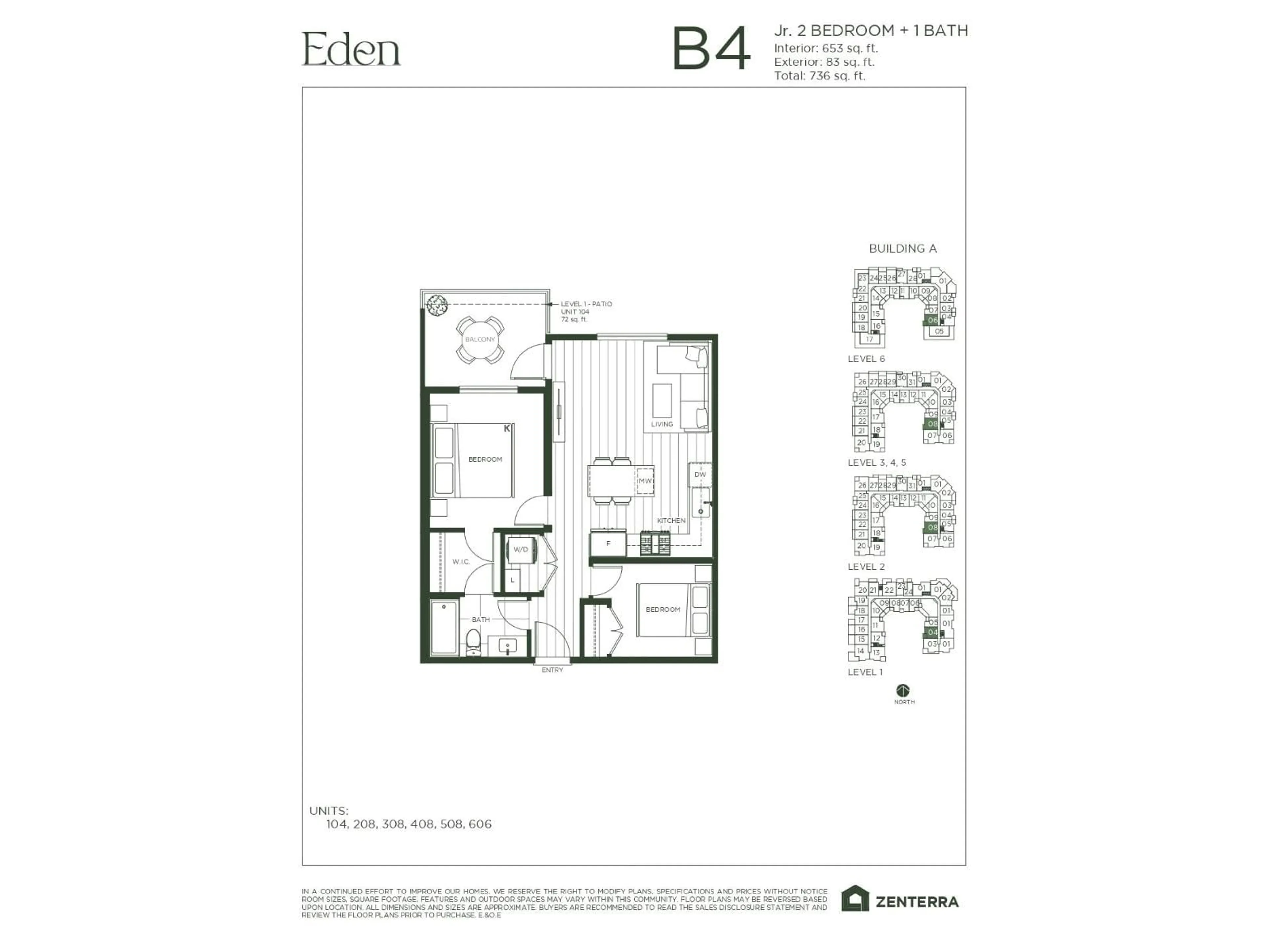 Floor plan for A208 - 19936 77 AVENUE, Langley British Columbia V0V0V0