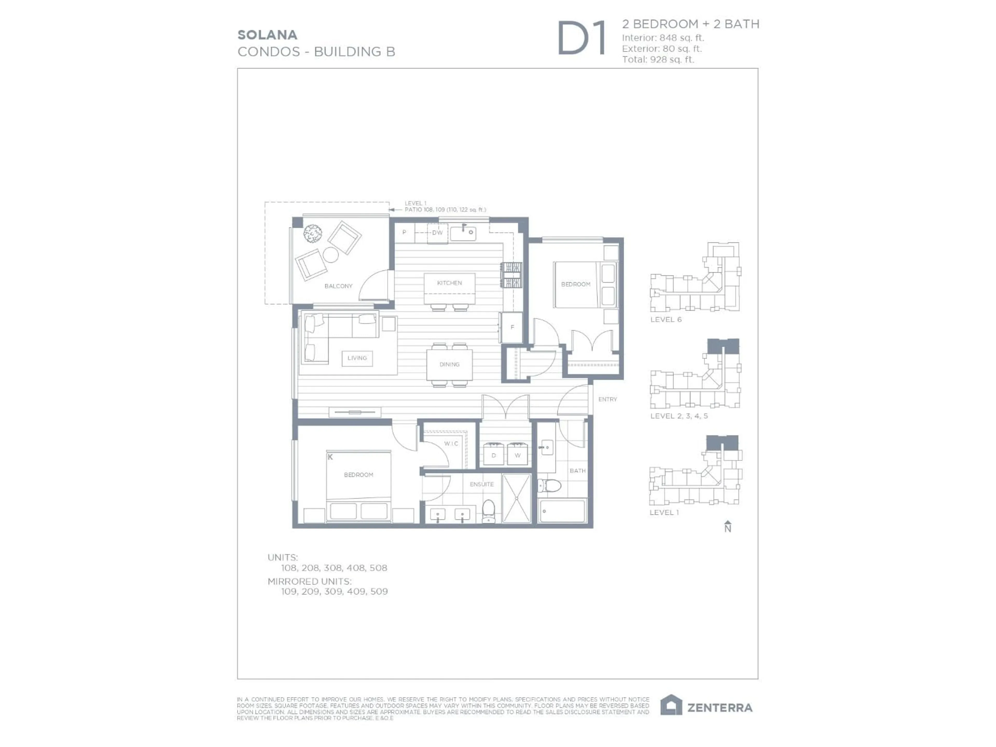 Floor plan for B409 - 19958 77 STREET, Langley British Columbia V0V0V0