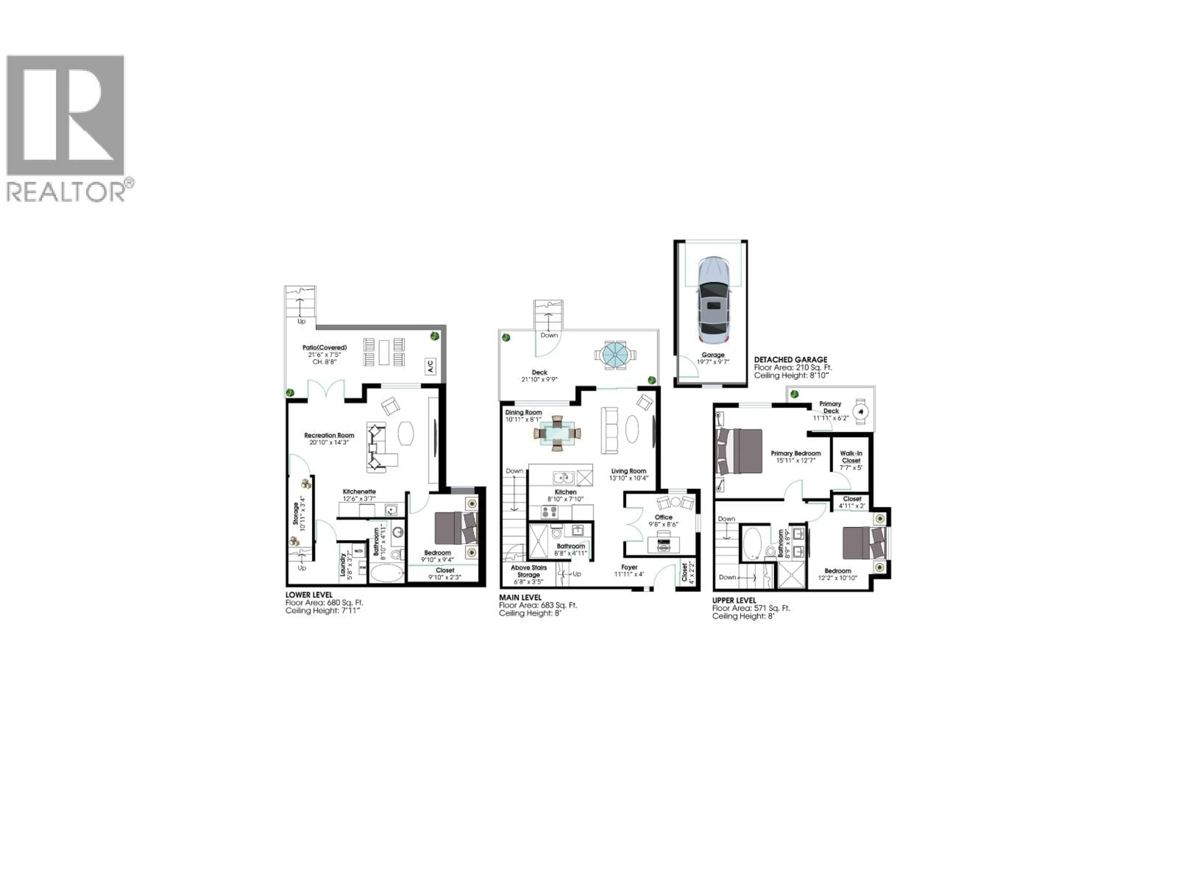 Floor plan for 205 18TH STREET, North Vancouver British Columbia V7L2X7