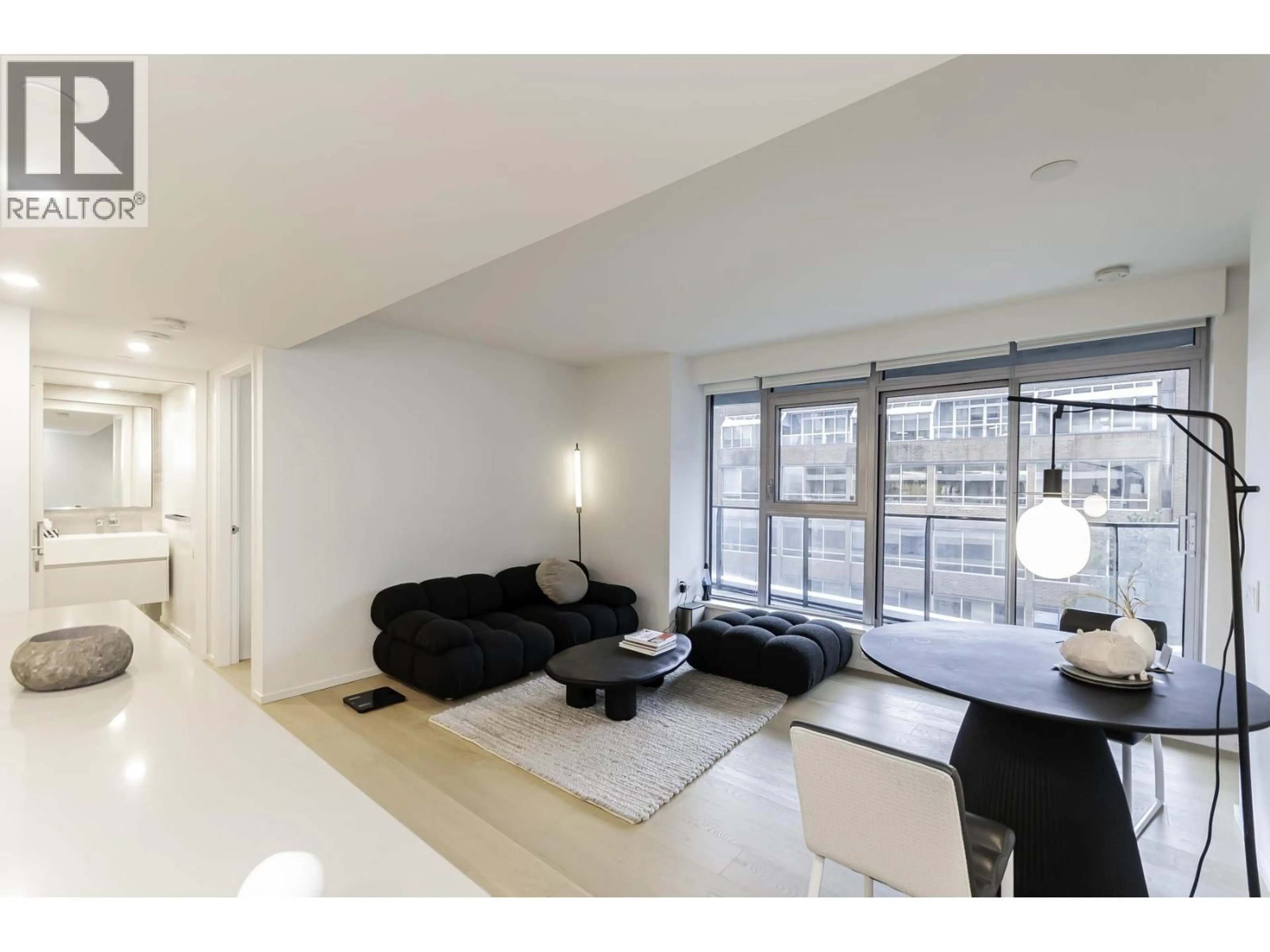 Living room with furniture, unknown for 606 - 889 PACIFIC STREET, Vancouver British Columbia V6Z1C3