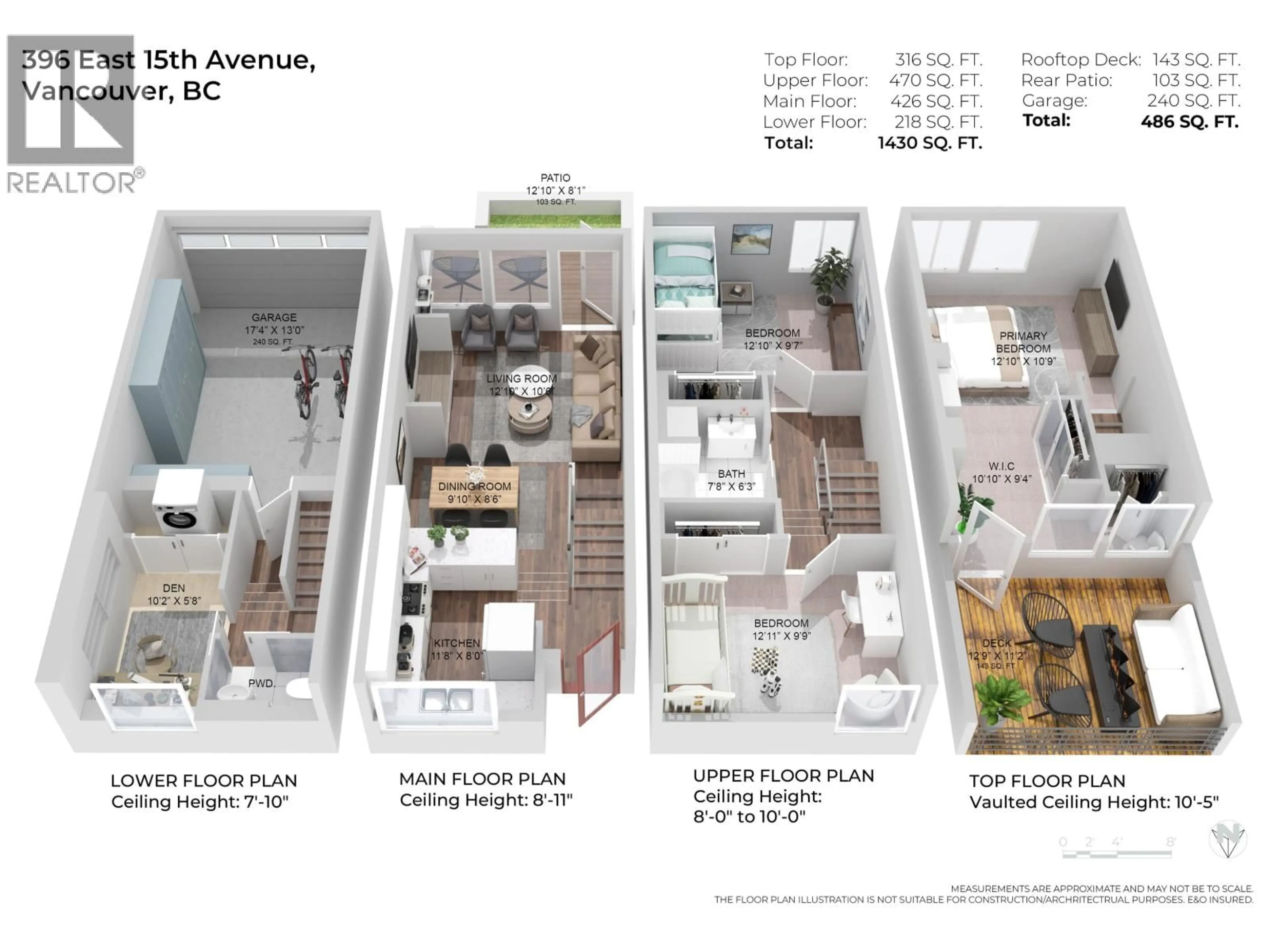 Floor plan for 396 15TH AVENUE, Vancouver British Columbia V5T2R1