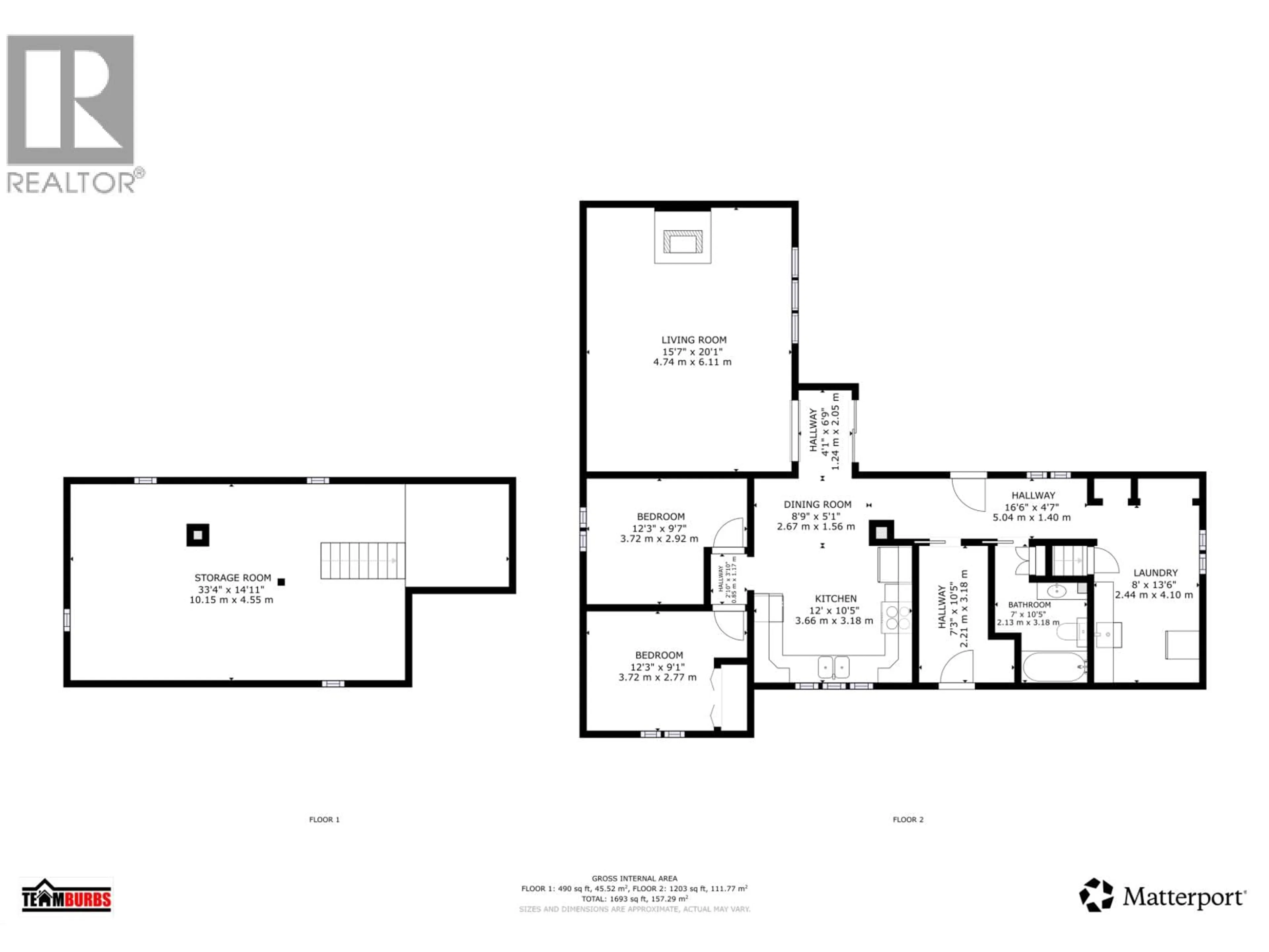 Floor plan for 2412 RED BLUFF ROAD, Quesnel British Columbia V2J6C2