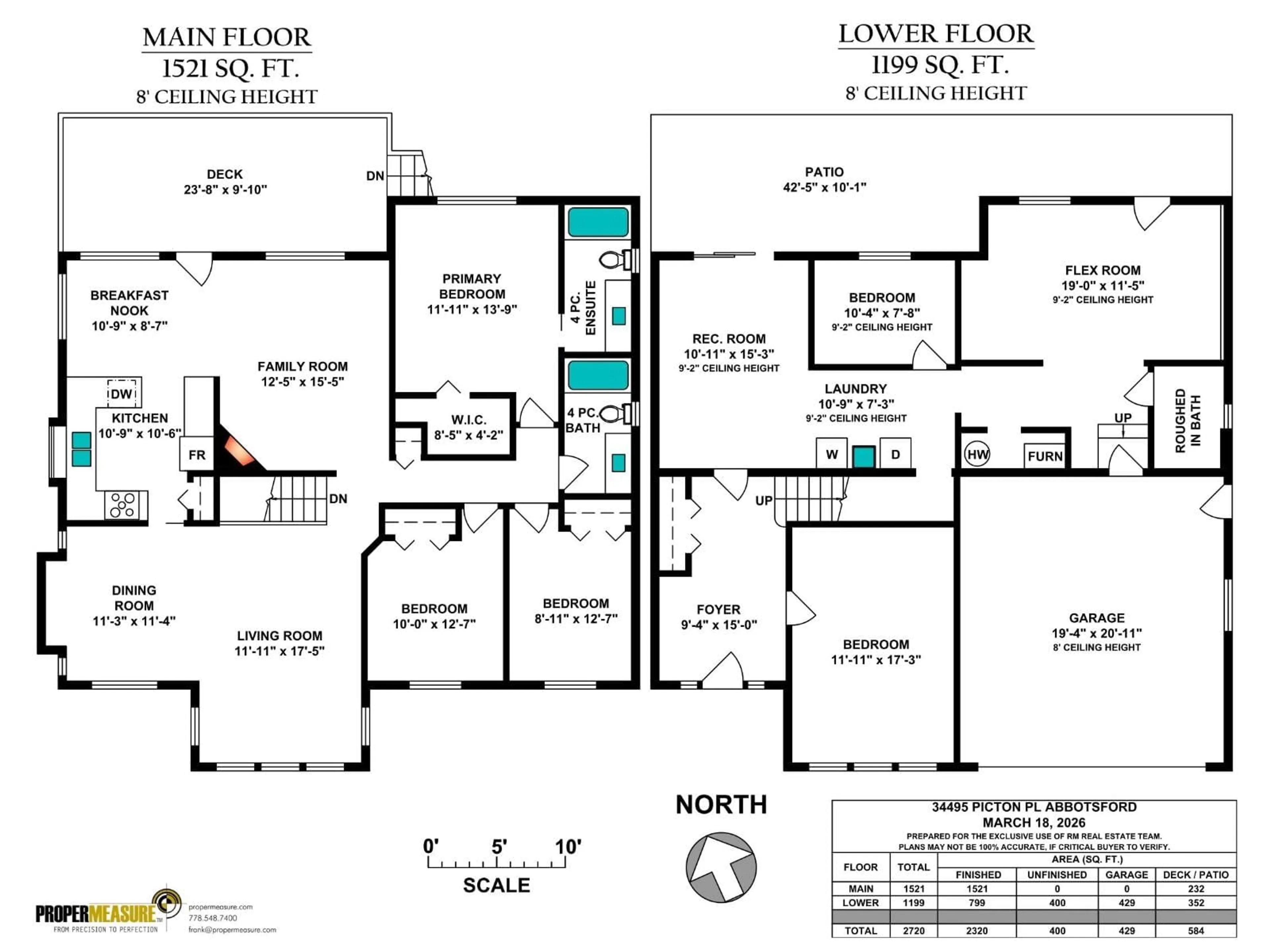 Floor plan for 34495 PICTON PLACE, Abbotsford British Columbia V2S7H6
