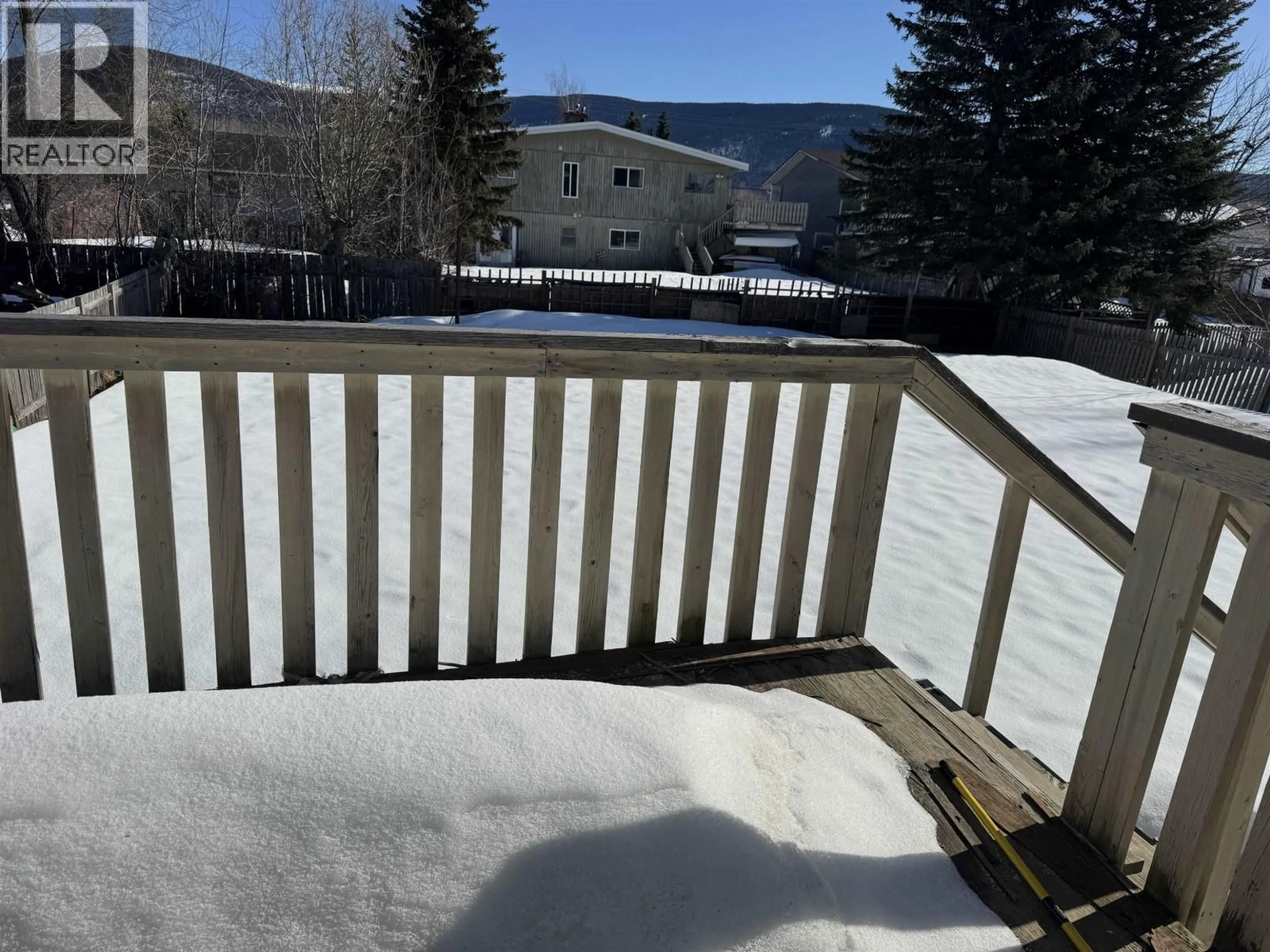 Balcony in the apartment, mountain view for 5 MUNRO CRESCENT, Mackenzie British Columbia V0J2C0