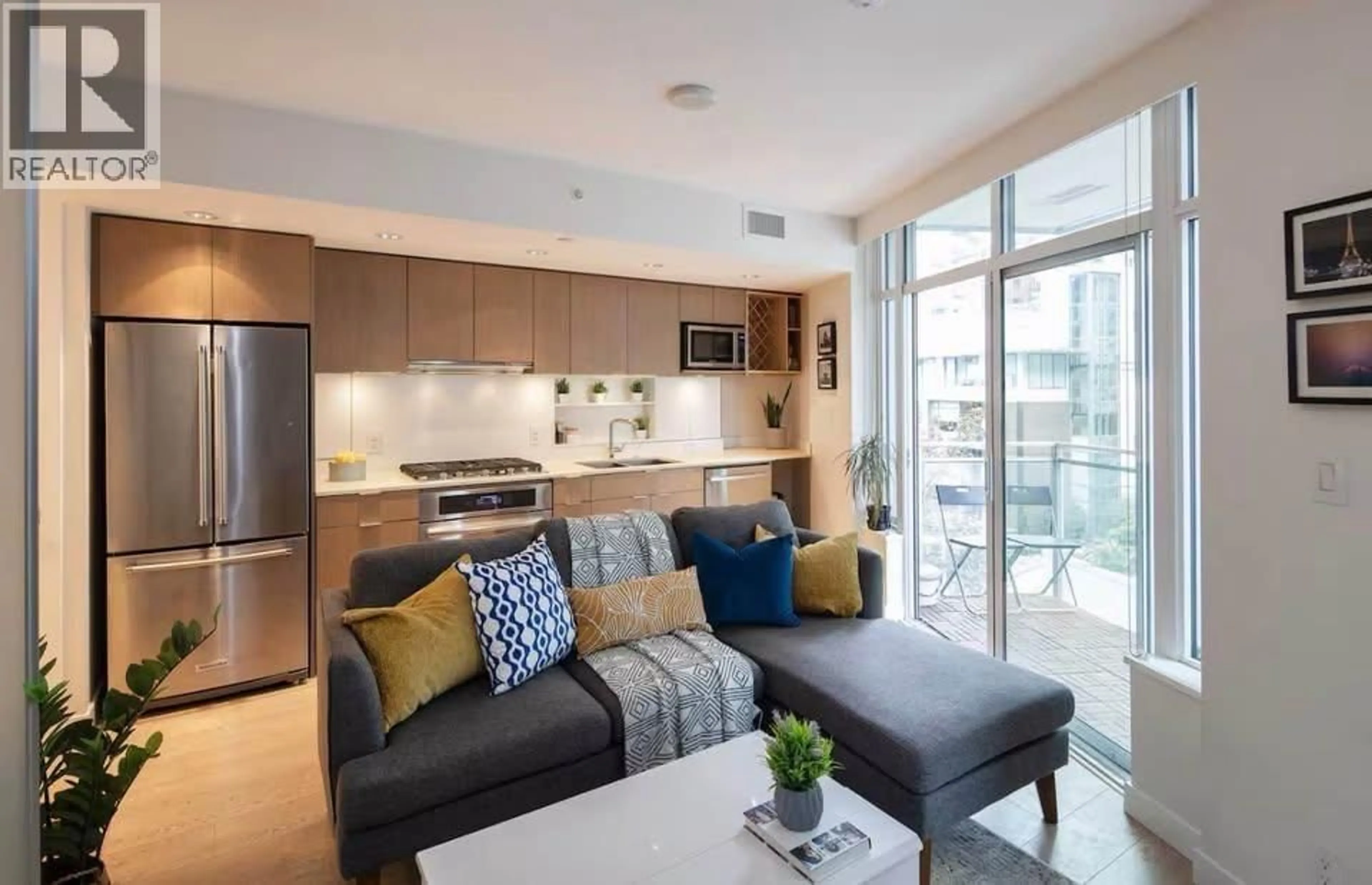 Living room with furniture, unknown for 302 - 161 1ST AVENUE, Vancouver British Columbia V6A0G1