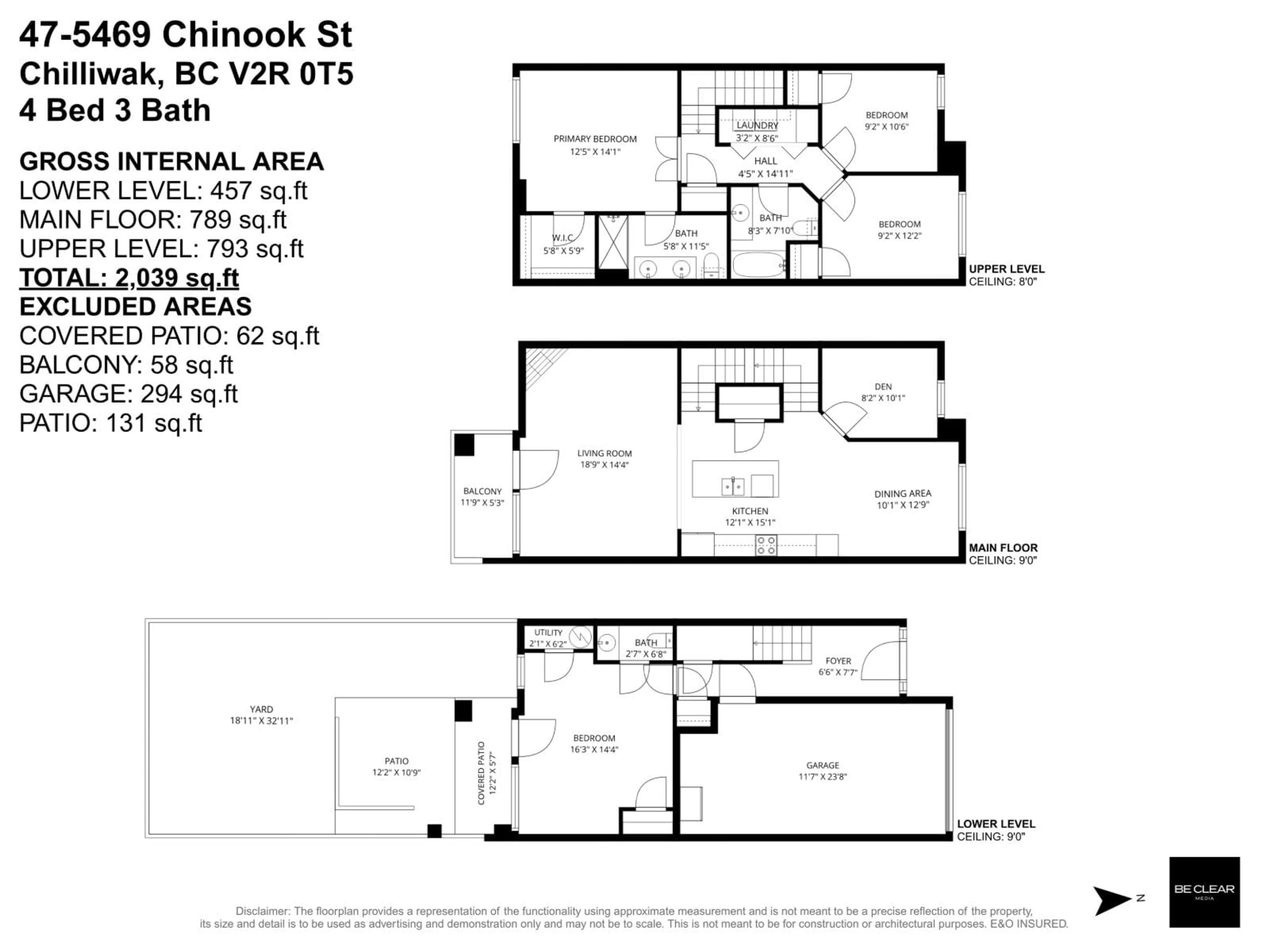 Floor plan for 47 - 5469 CHINOOK STREET, Chilliwack British Columbia V2R0T5