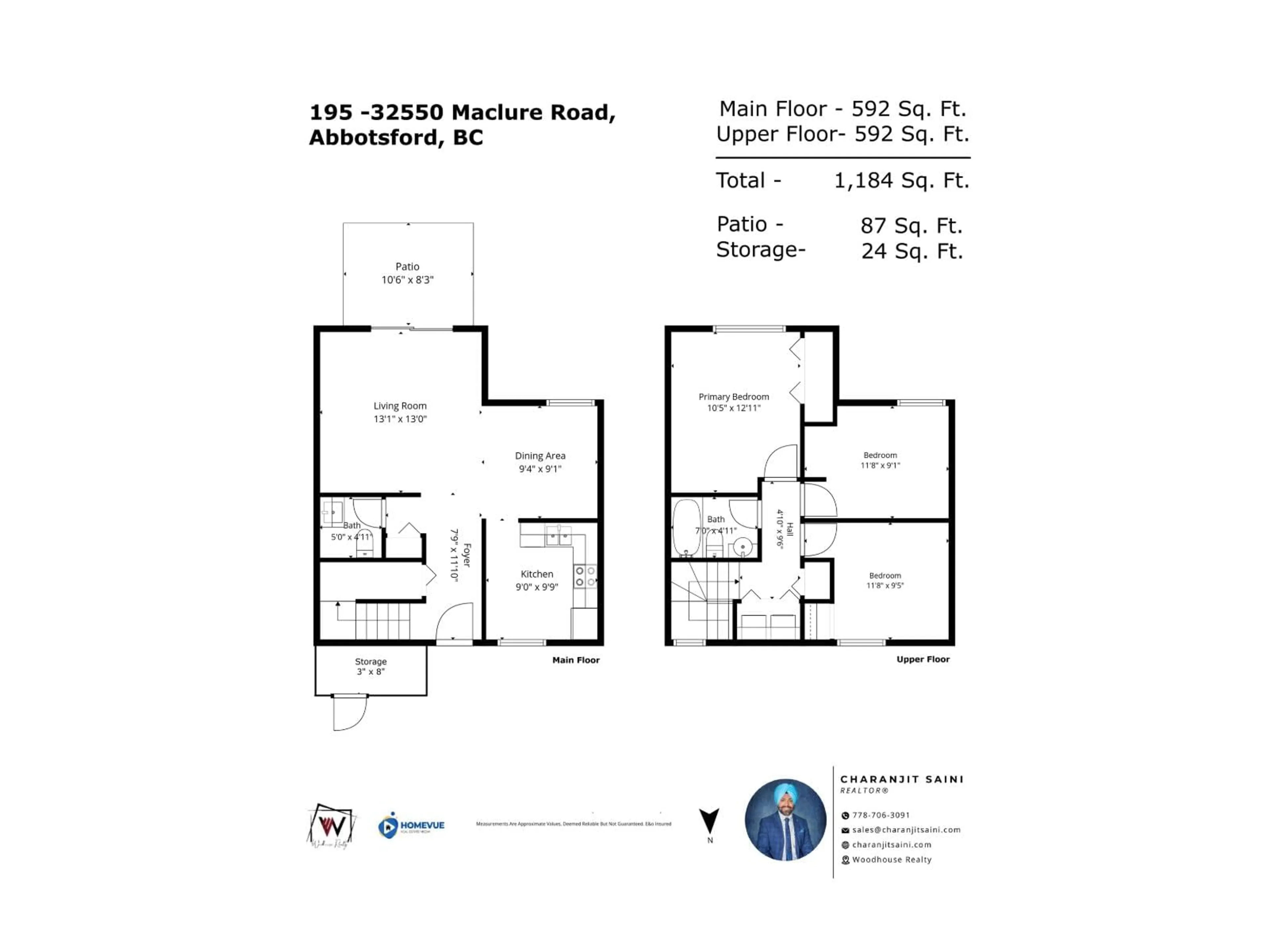 Floor plan for 195 - 32550 MACLURE ROAD, Abbotsford British Columbia V2T4N3