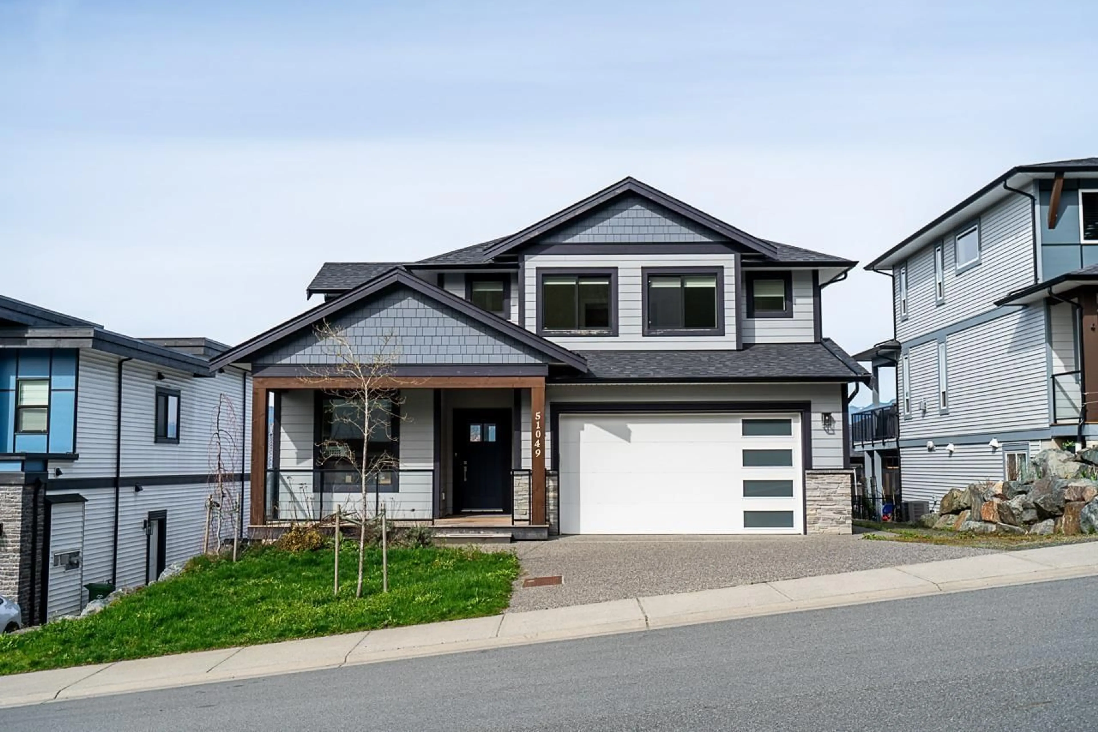 Home with vinyl exterior material, street for 51049 COLERAINE AVENUE, Chilliwack British Columbia V4Z0C1