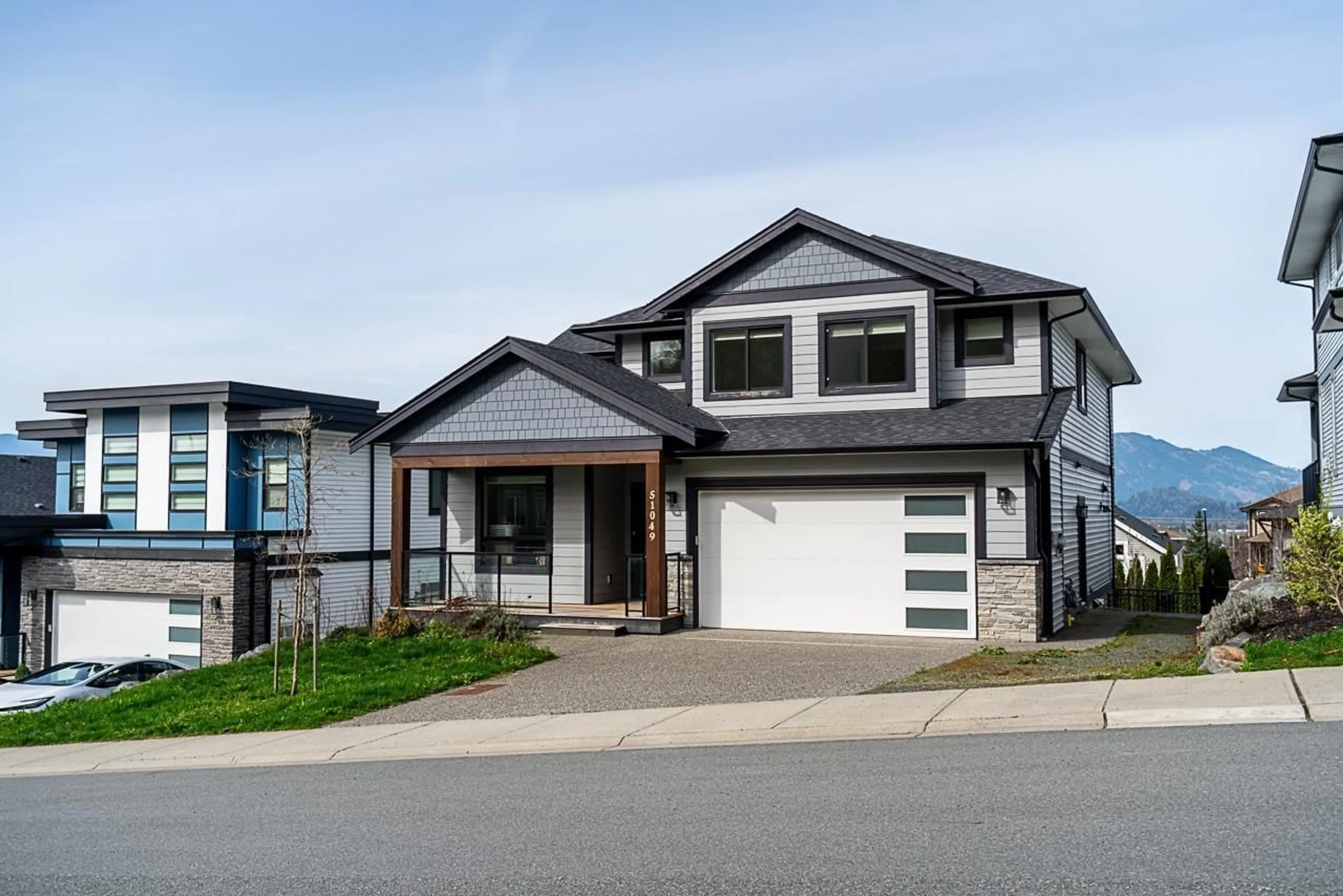 Home with vinyl exterior material, street for 51049 COLERAINE AVENUE, Chilliwack British Columbia V4Z0C1