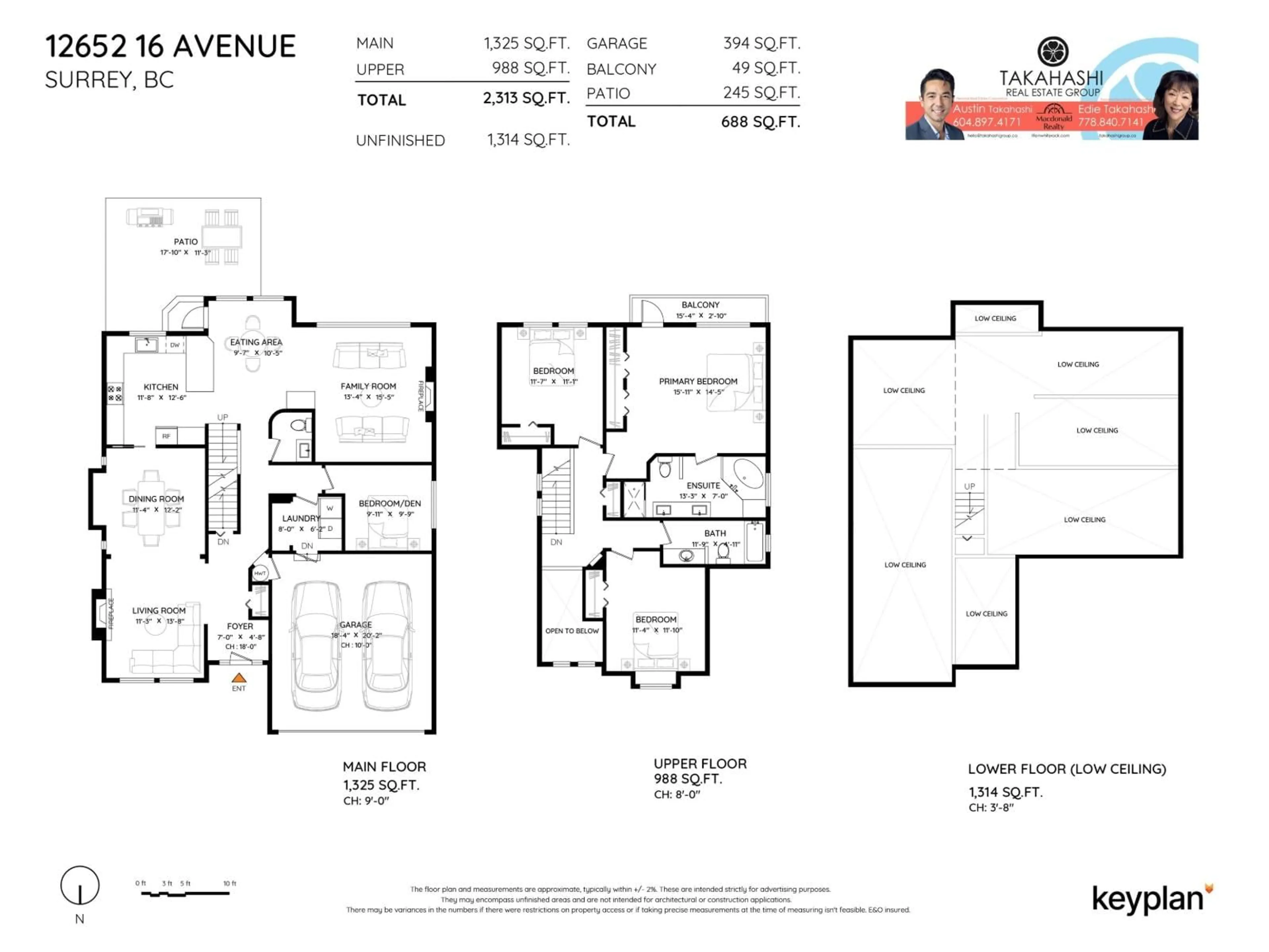 Floor plan for 12652 16 AVENUE, Surrey British Columbia V4A1N1
