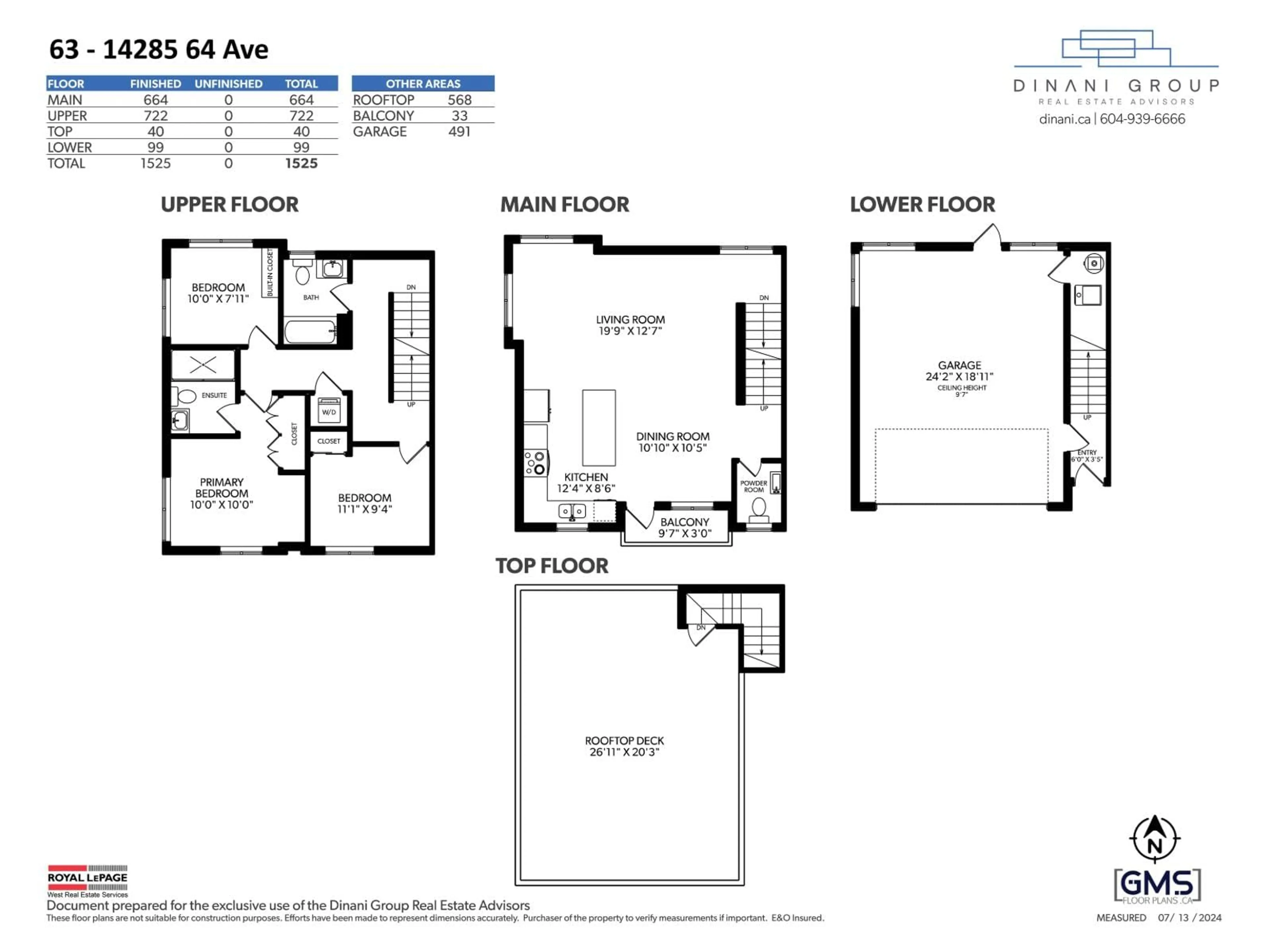 Floor plan for 63 - 14285 64 AVENUE, Surrey British Columbia V3W1Z2