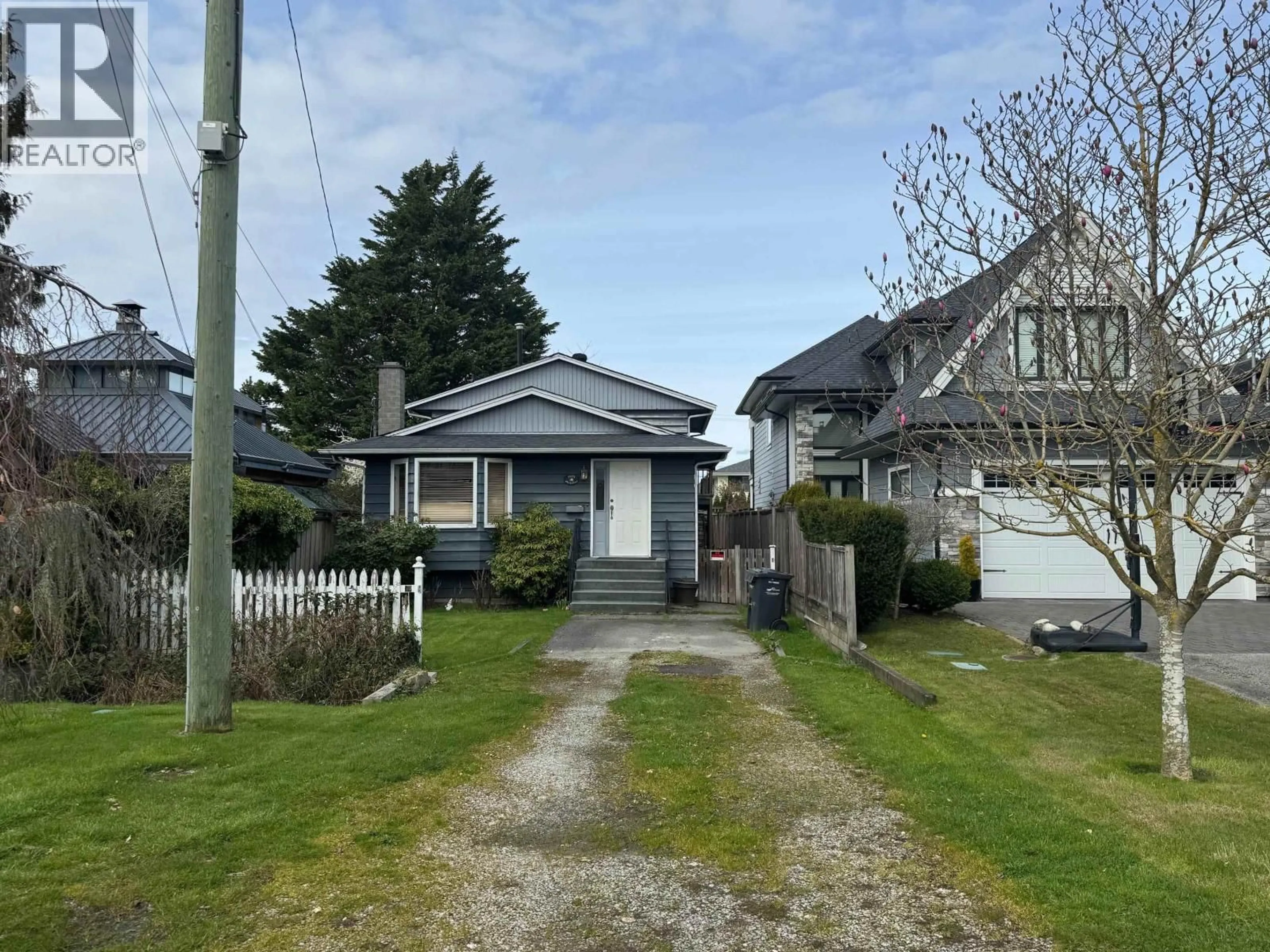 A pic from outside/outdoor area/front of a property/back of a property/a pic from drone, street for 3491 BROADWAY STREET, Richmond British Columbia V7E2X6