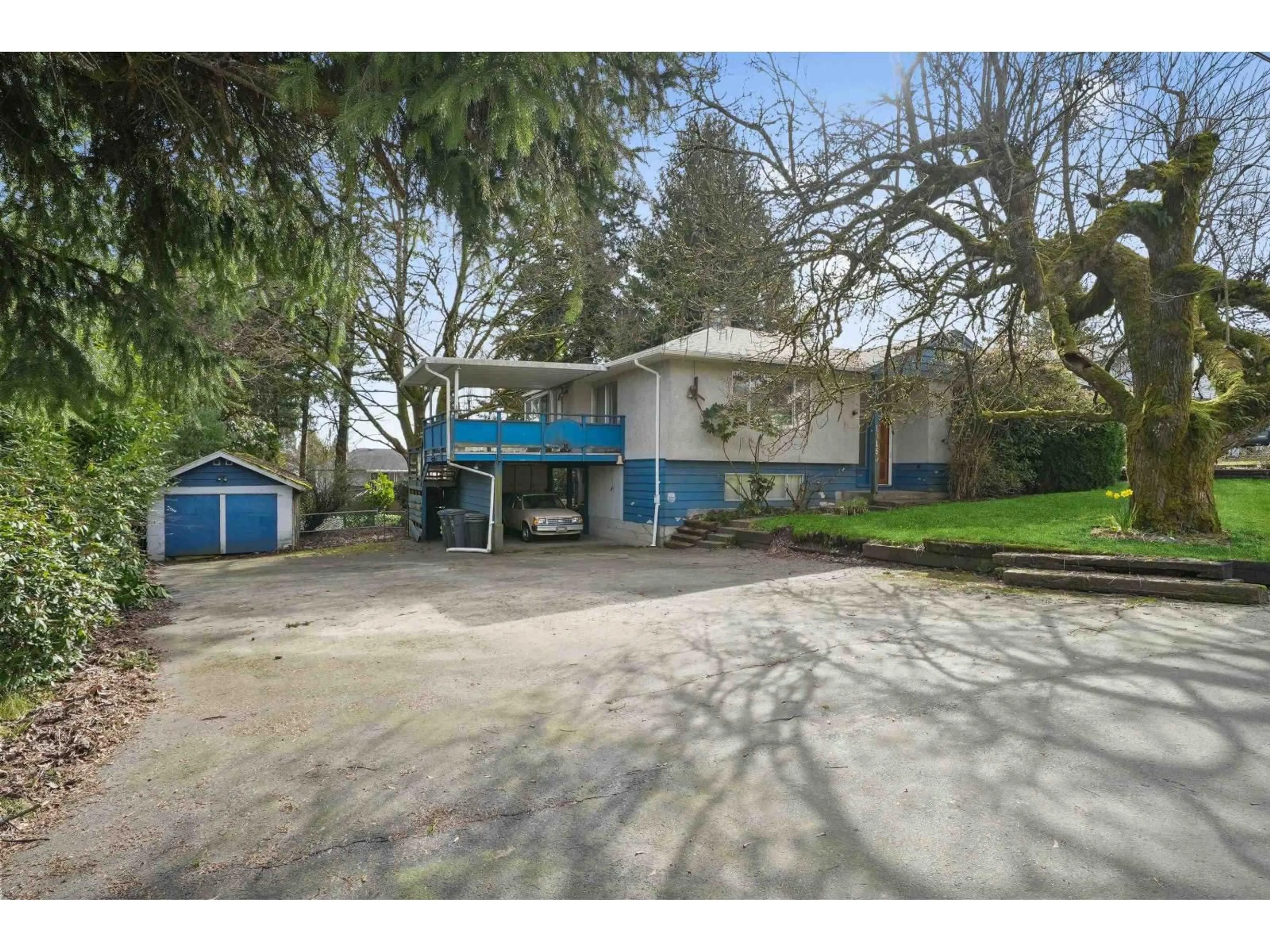 A pic from outside/outdoor area/front of a property/back of a property/a pic from drone, street for 19150 61A AVENUE, Surrey British Columbia V3S8C7