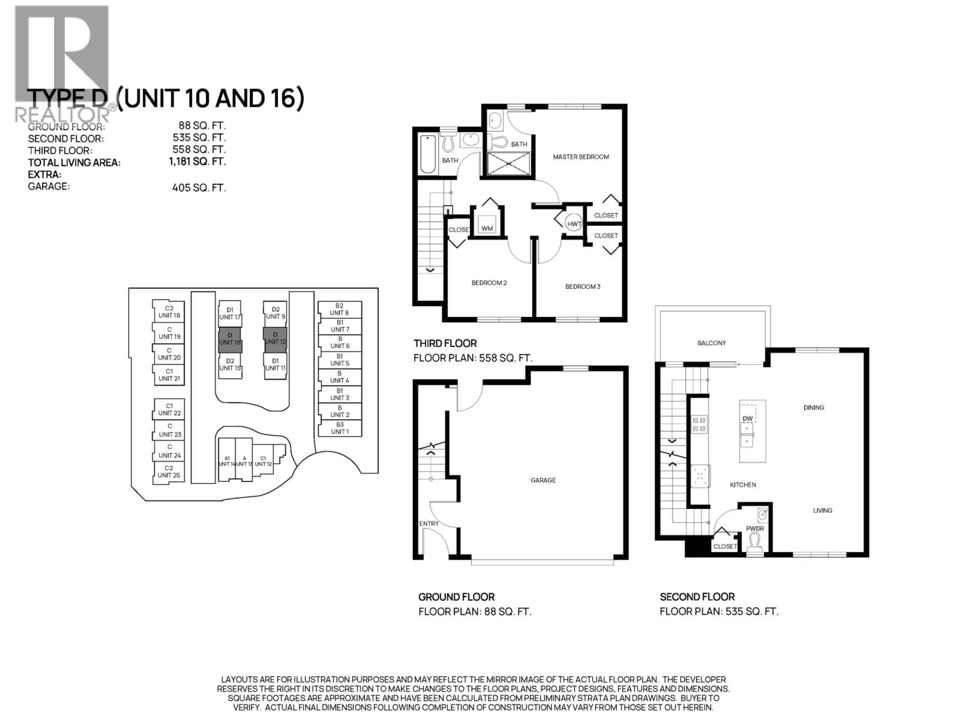 Floor plan for 16 - 22811 MCLEAN AVENUE, Richmond British Columbia V6V0B8